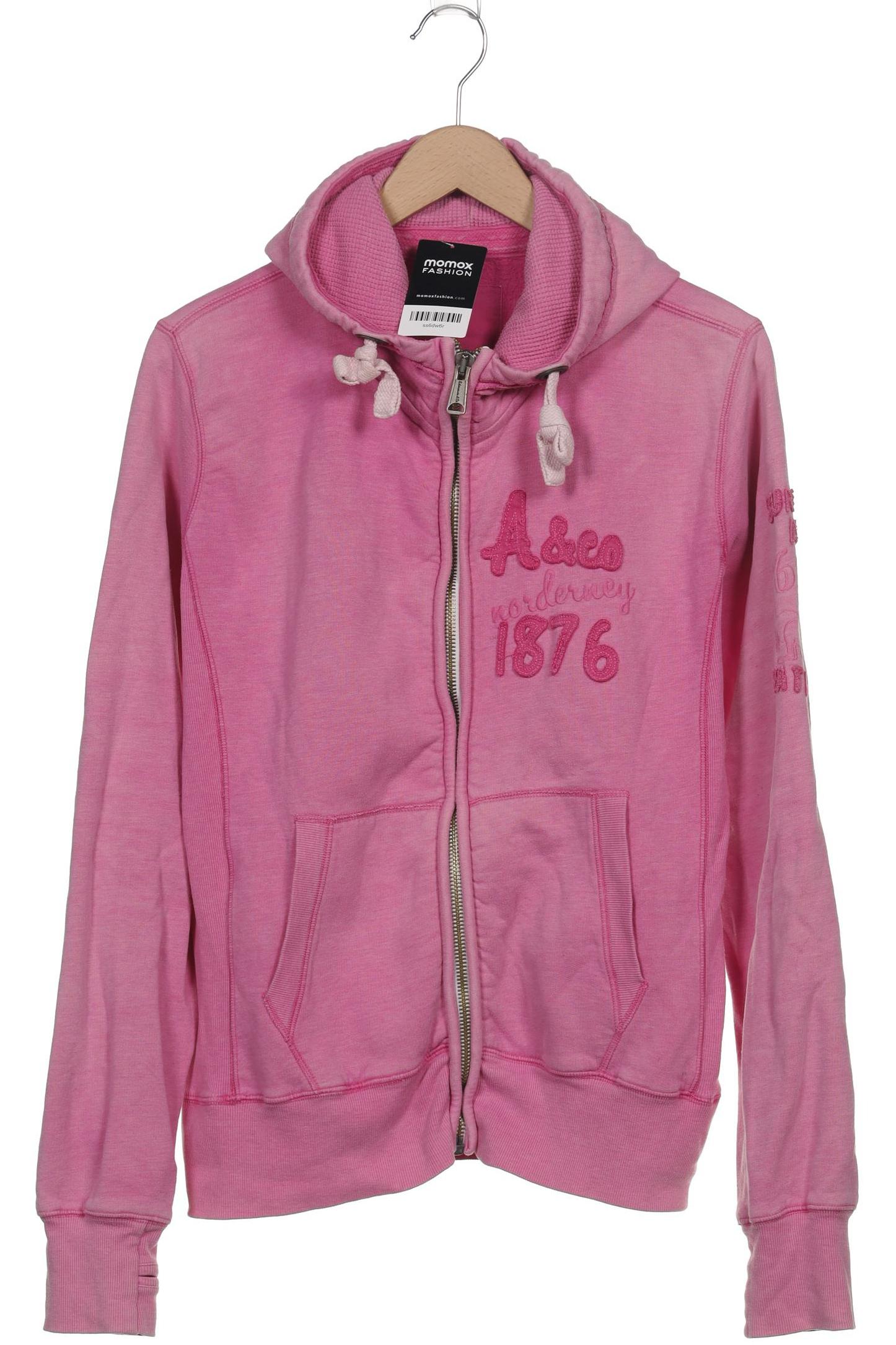 

Adenauer & Co Damen Kapuzenpullover, pink, Gr. 46