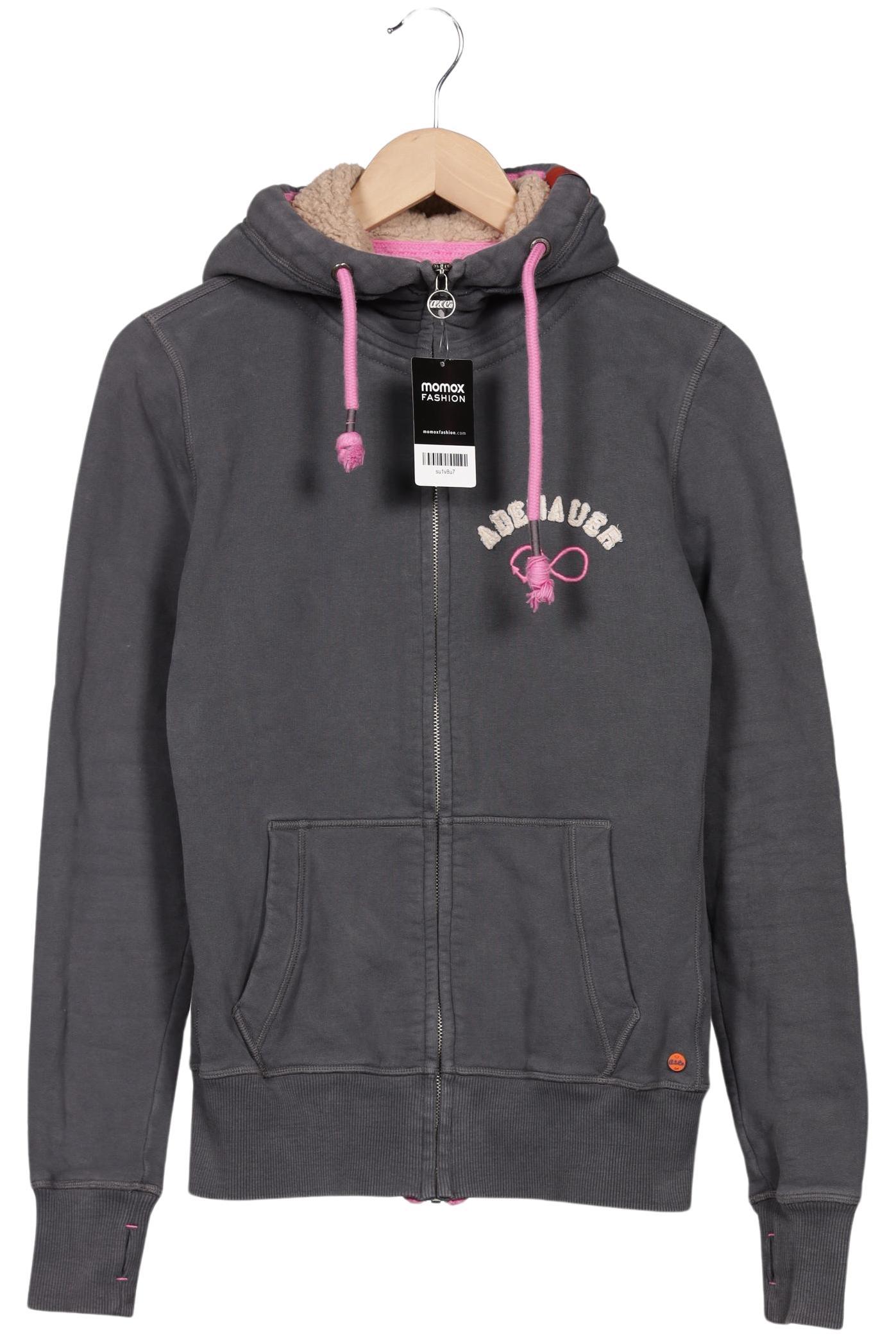 

Adenauer & Co Damen Kapuzenpullover, grau, Gr. 38