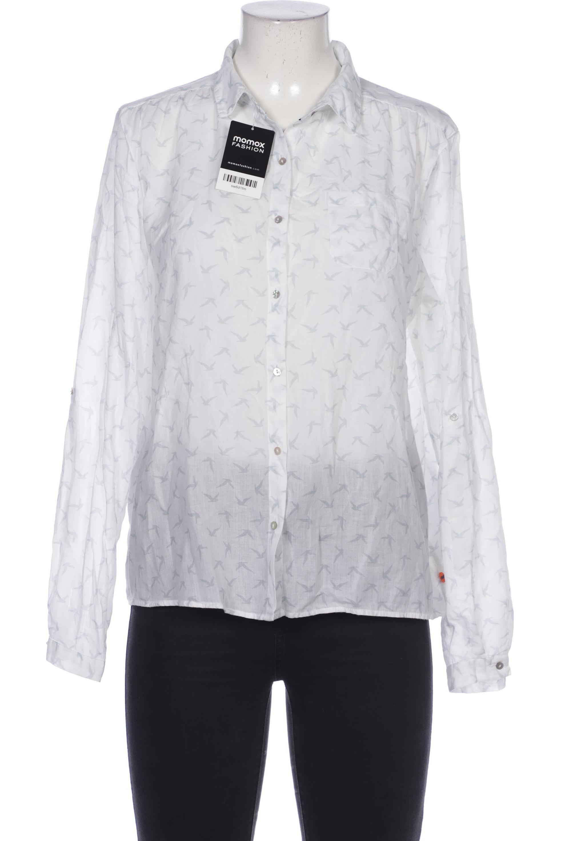 

Adenauer & Co Damen Bluse, weiß, Gr. 42