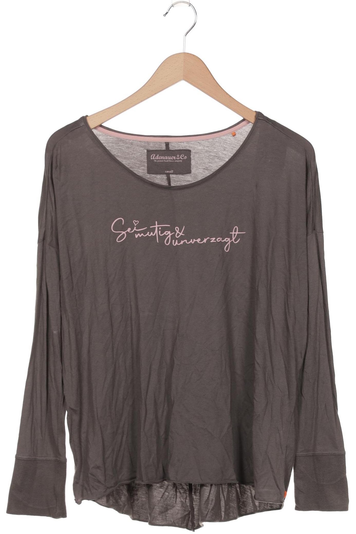

Adenauer & Co Damen Langarmshirt, grau, Gr. 36