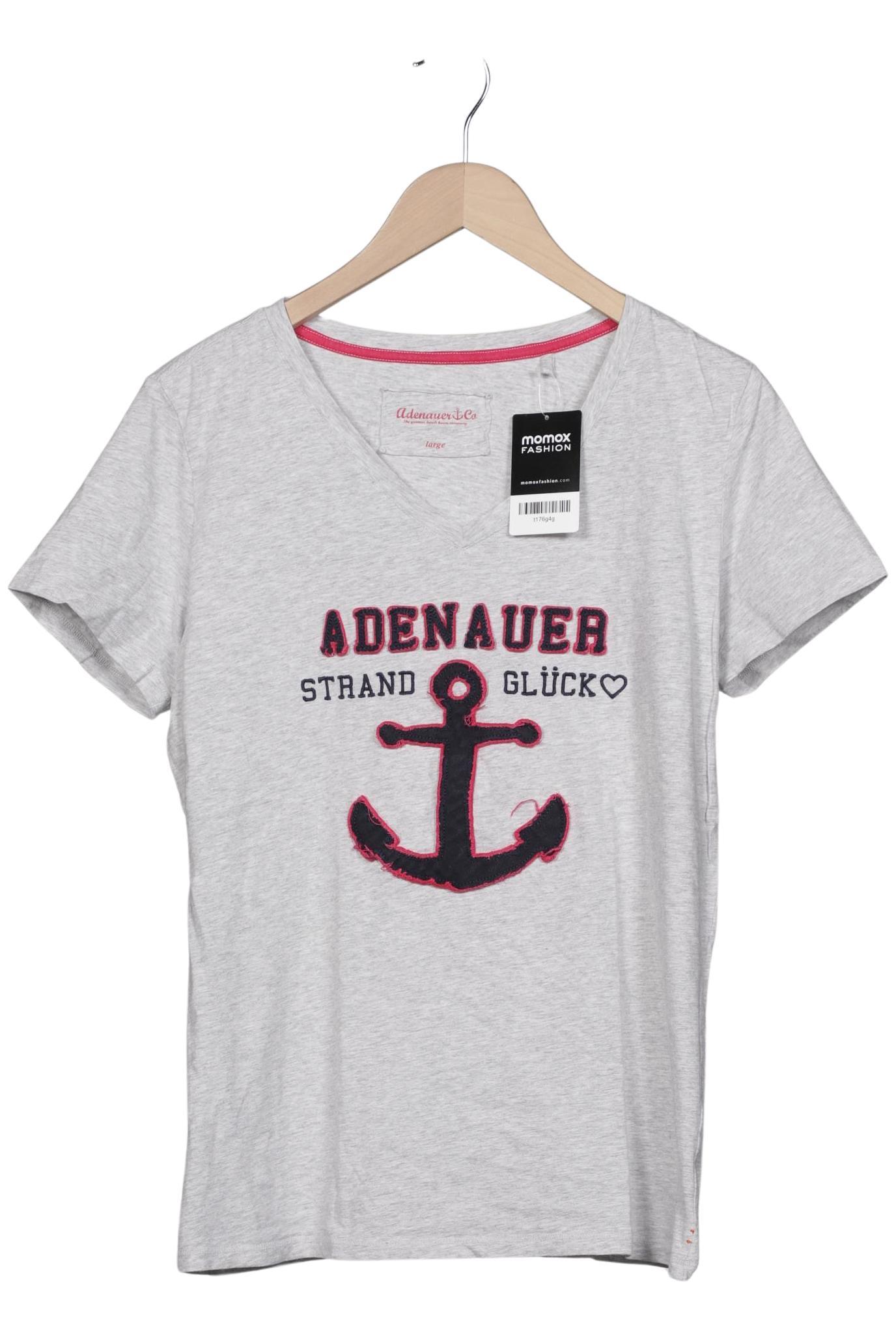 

Adenauer & Co Damen T-Shirt, grau, Gr. 42