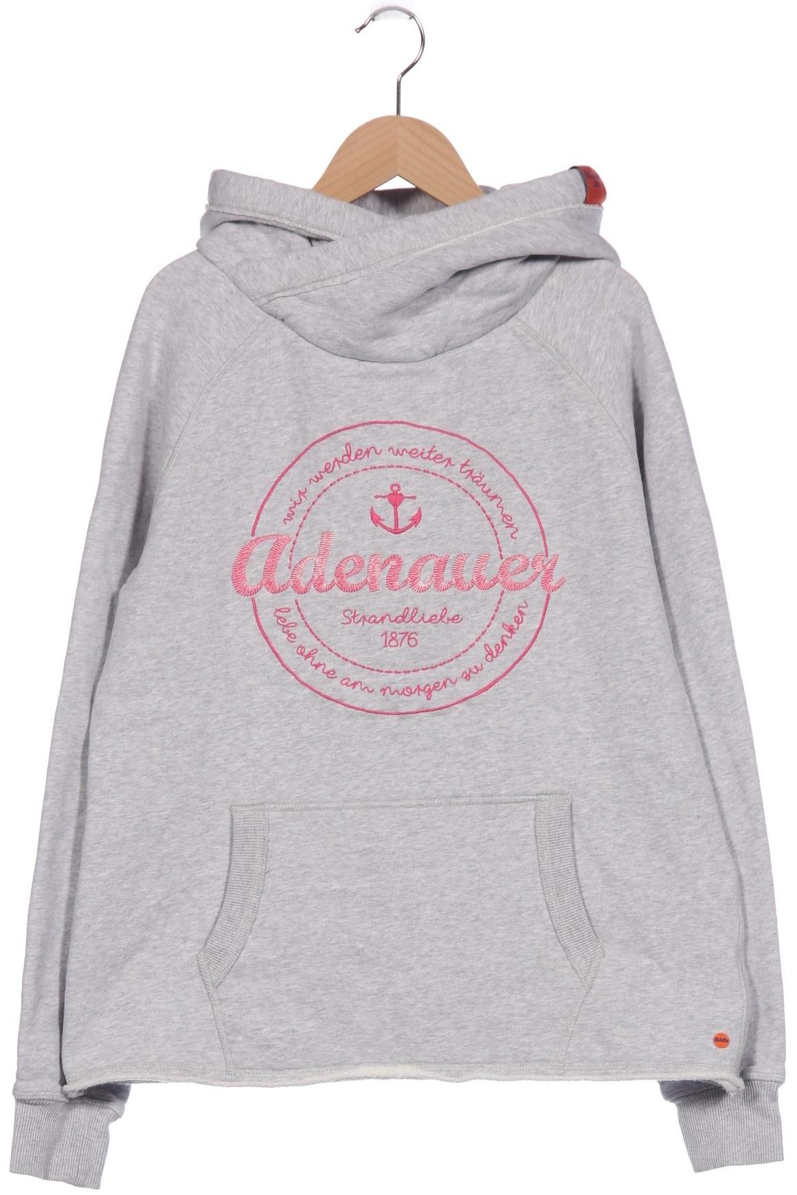 

Adenauer & Co Damen Kapuzenpullover, grau, Gr. 38