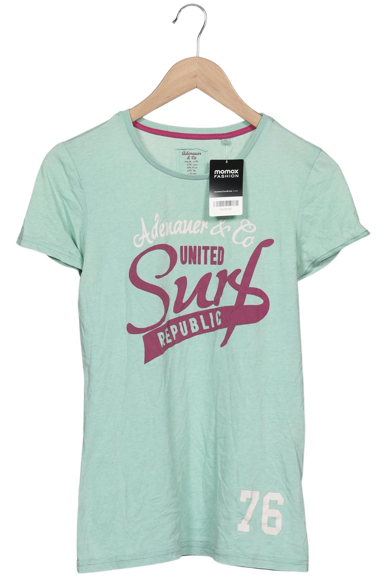 

Adenauer & Co Damen T-Shirt, hellgrün, Gr. 42