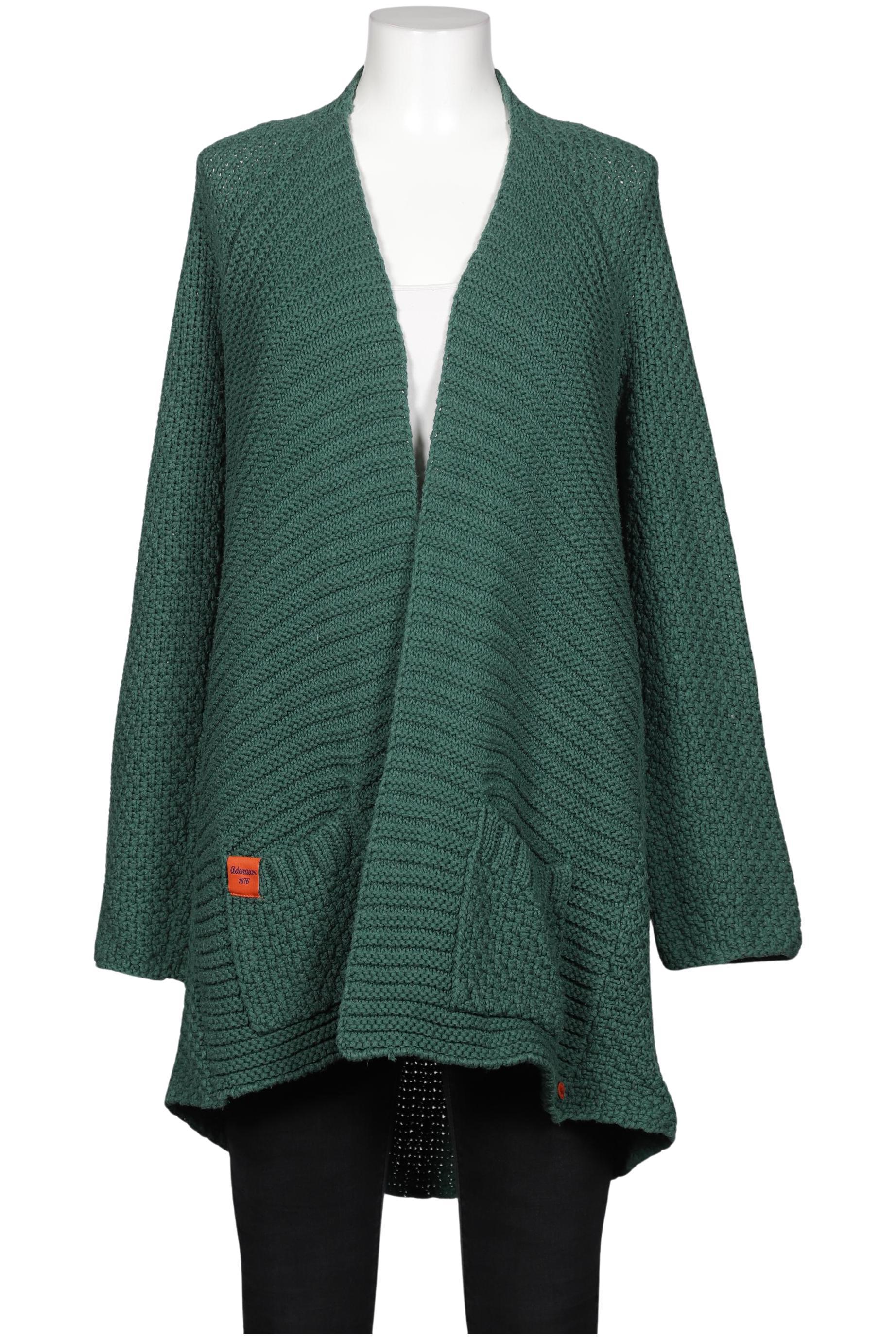 

Adenauer & Co Damen Strickjacke, grün, Gr. 38
