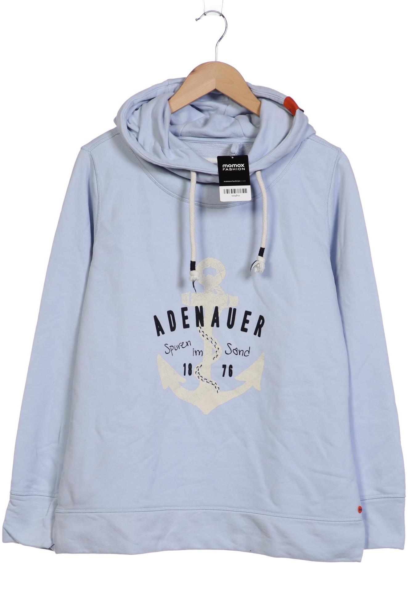 

Adenauer & Co Damen Kapuzenpullover, hellblau, Gr. 44