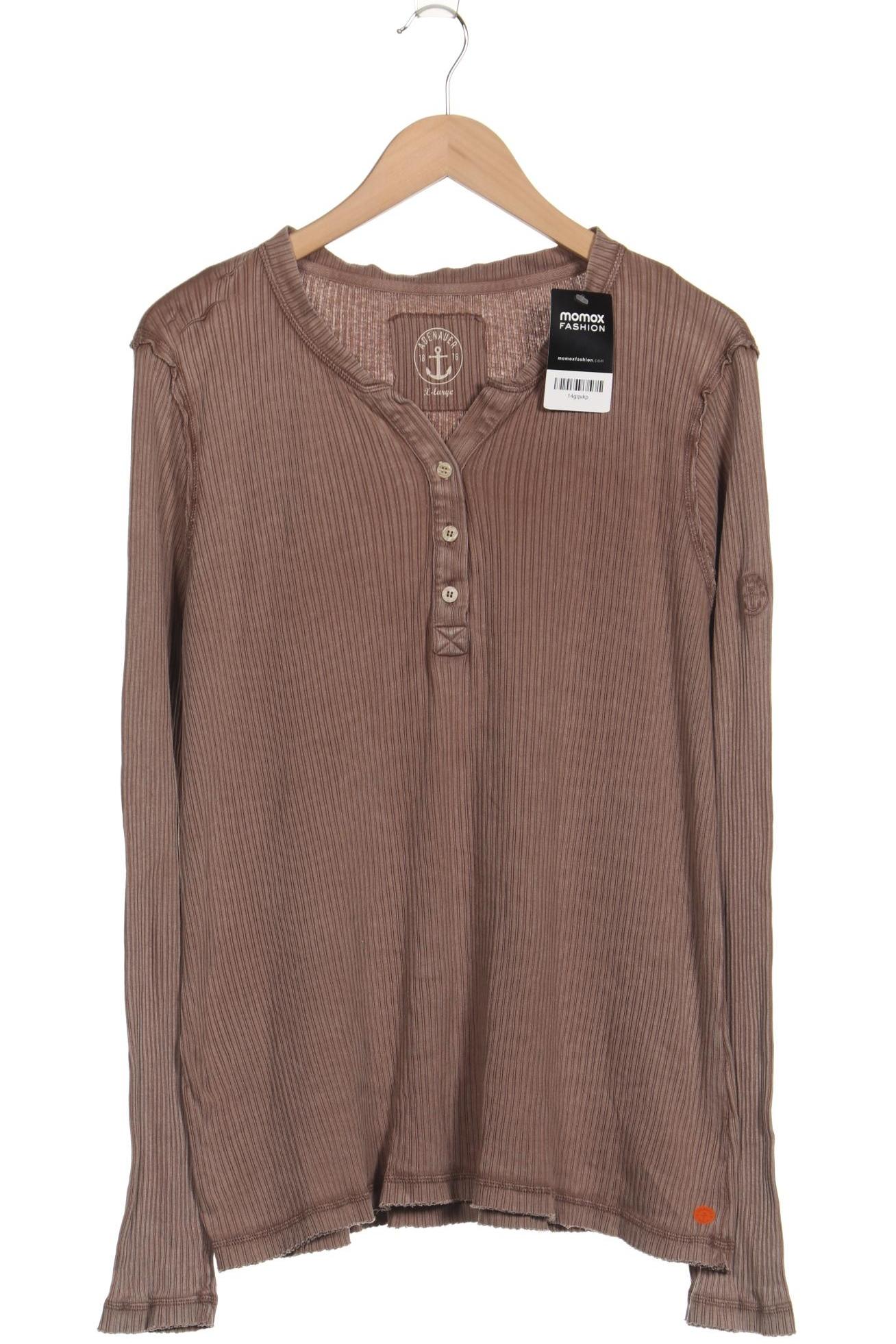 

Adenauer & Co Damen Langarmshirt, braun, Gr. 44