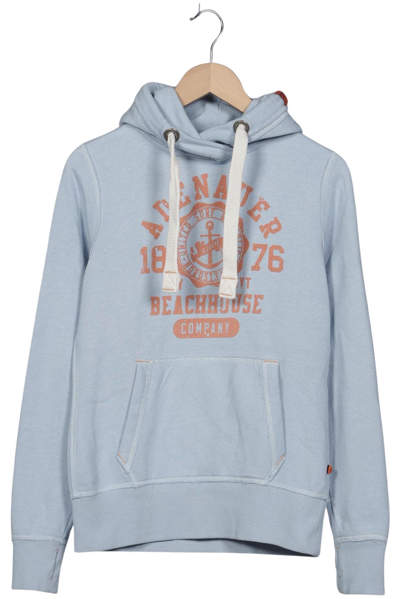 

Adenauer & Co Damen Kapuzenpullover, hellblau, Gr. 36