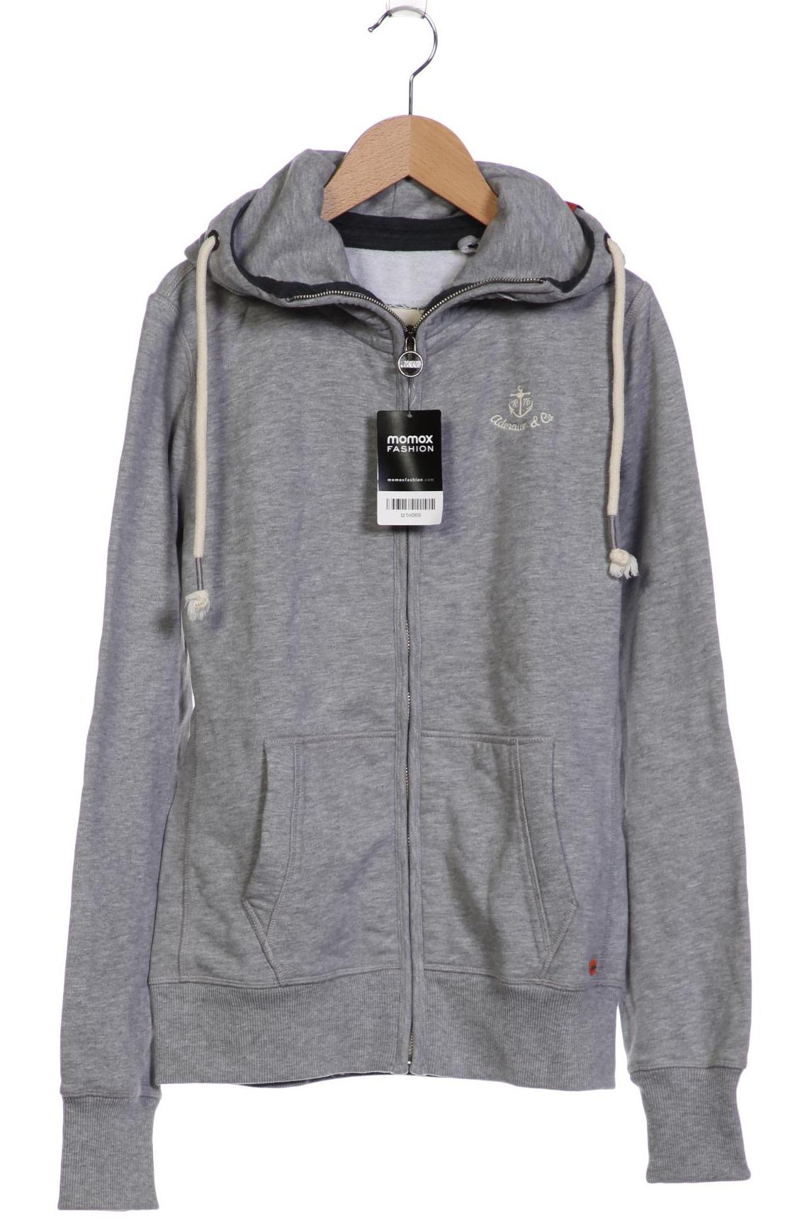 

Adenauer & Co Damen Kapuzenpullover, grau, Gr. 38