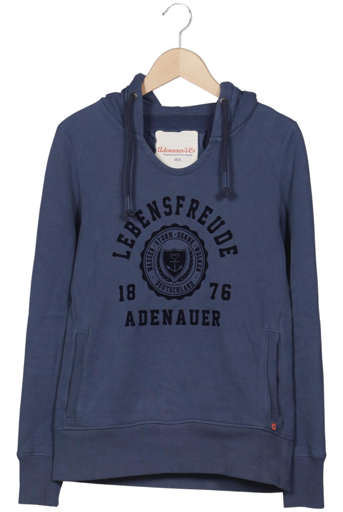 

Adenauer & Co Damen Kapuzenpullover, marineblau, Gr. 38