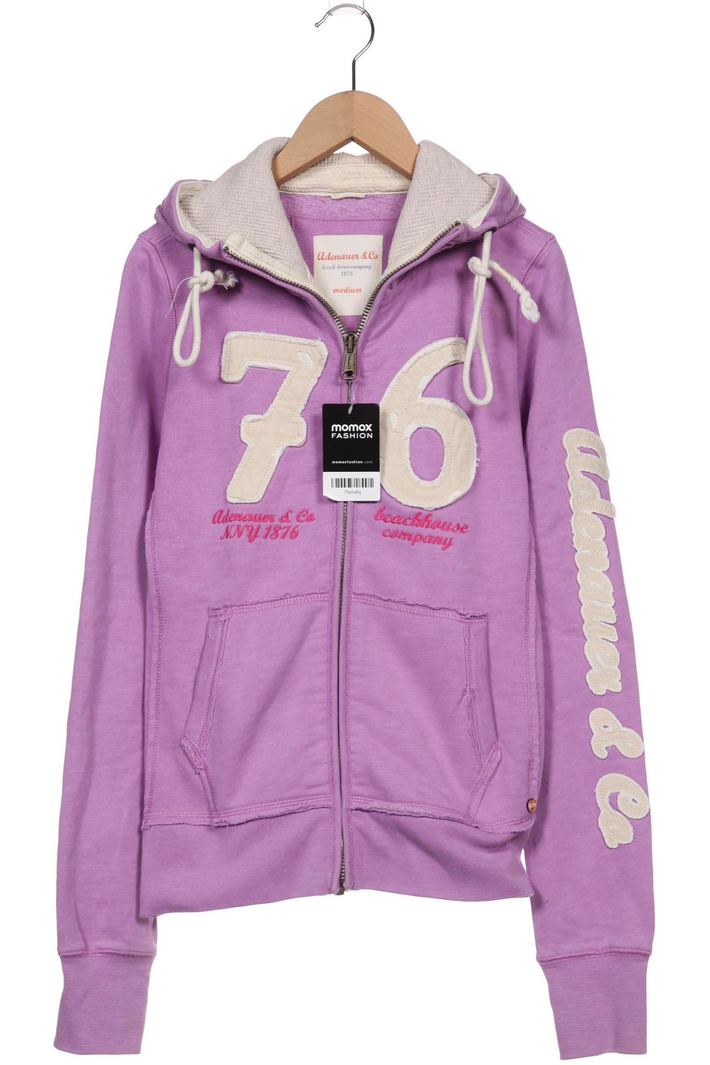 

Adenauer & Co Damen Kapuzenpullover, flieder, Gr. 38