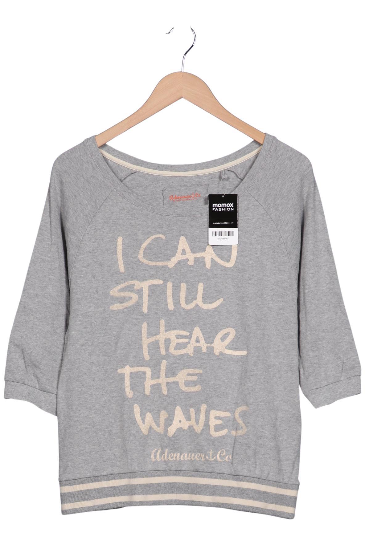 

Adenauer & Co Damen Sweatshirt, grau, Gr. 34
