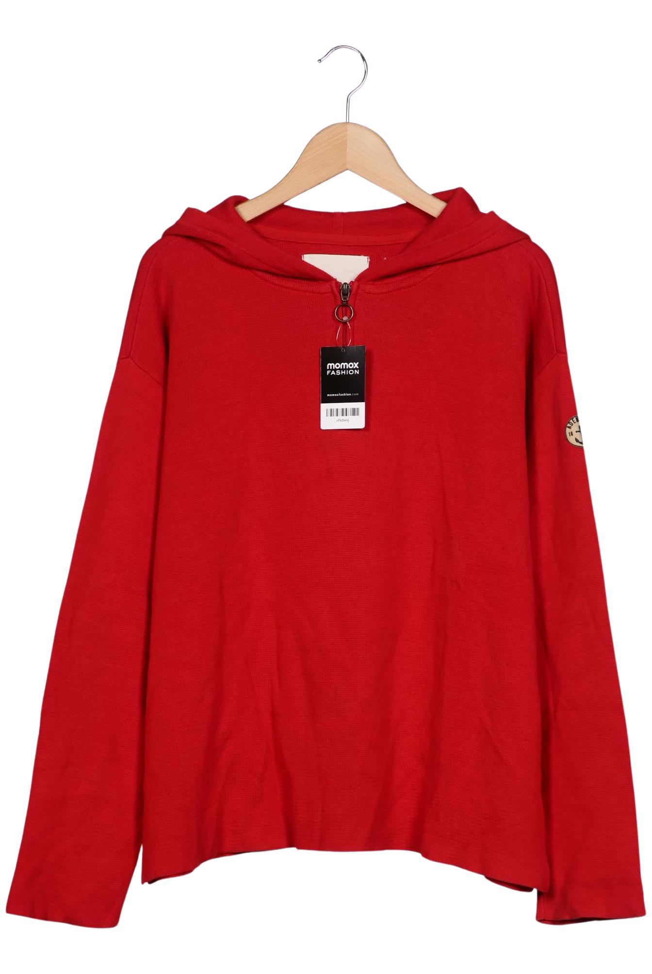 

Adenauer & Co Damen Kapuzenpullover, rot, Gr. 42