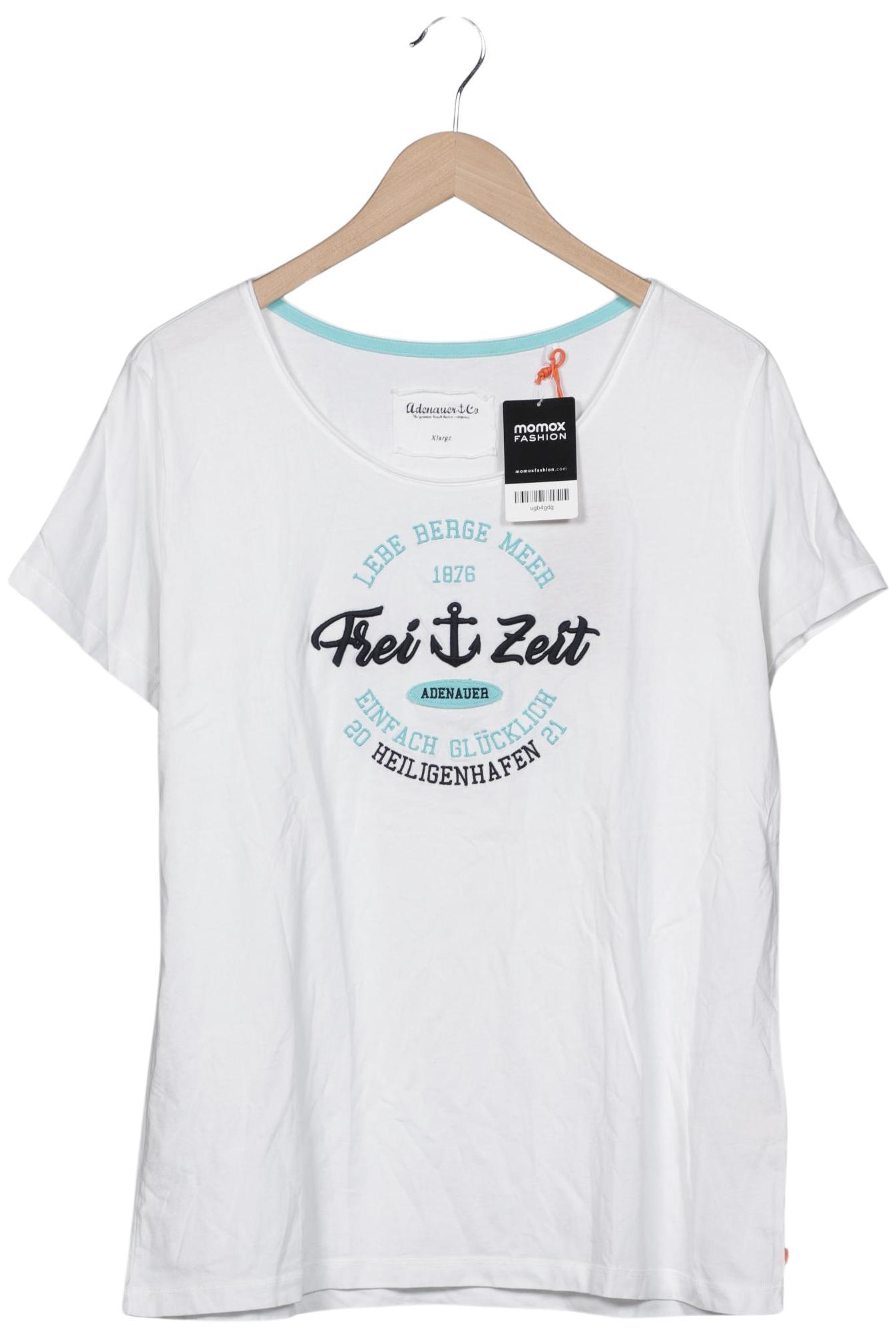 

Adenauer & Co Damen T-Shirt, weiß, Gr. 44