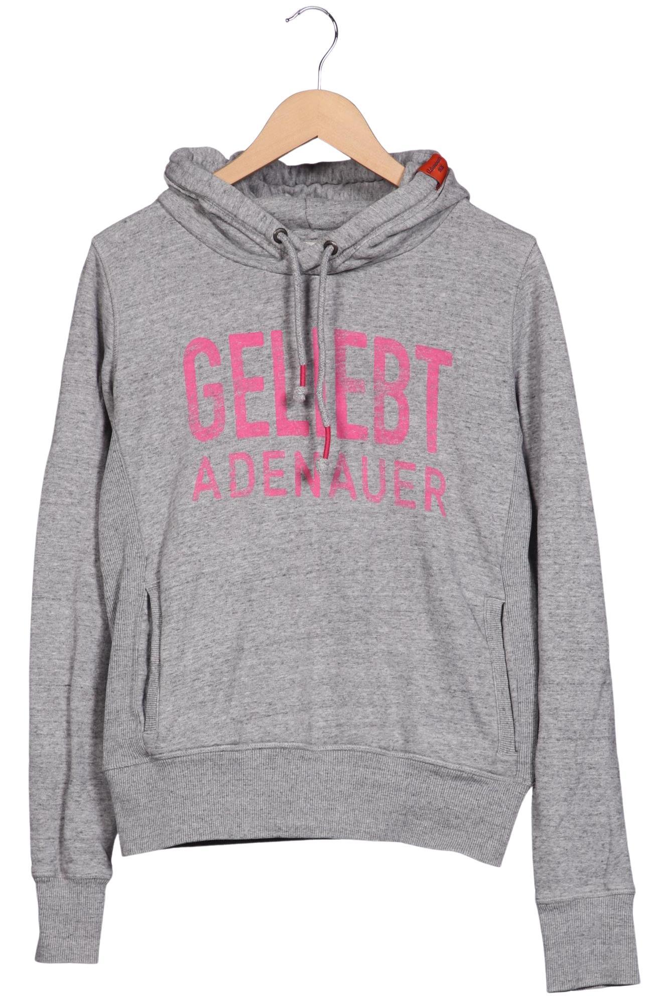 

Adenauer & Co Damen Kapuzenpullover, grau, Gr. 38