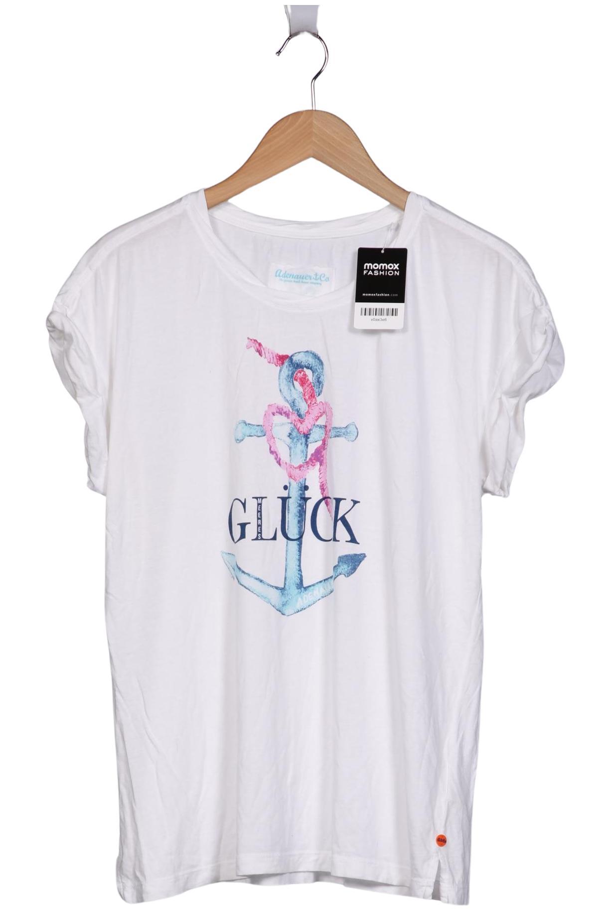 

Adenauer & Co Damen T-Shirt, weiß, Gr. 36