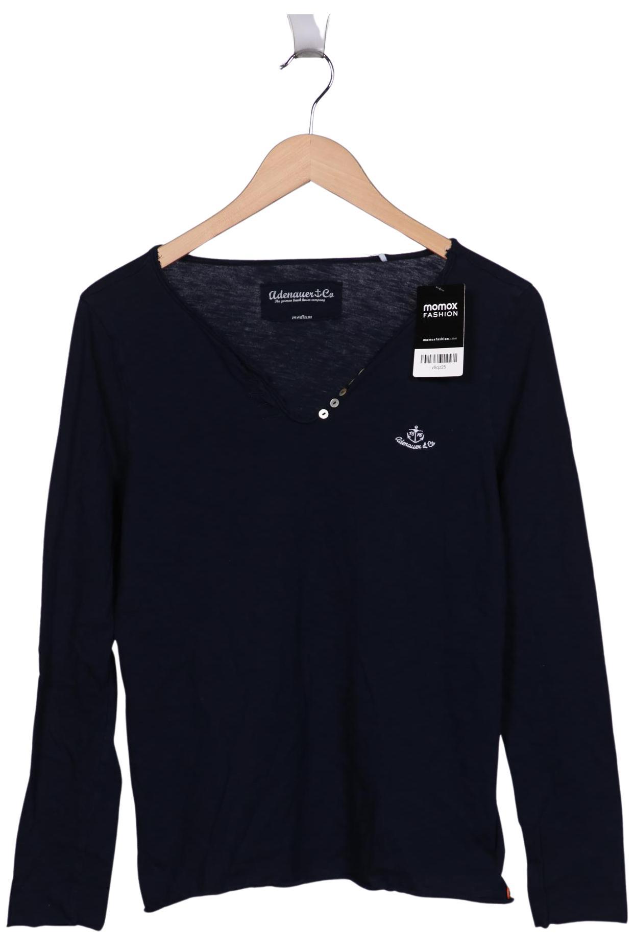 

Adenauer & Co Damen Langarmshirt, marineblau, Gr. 38