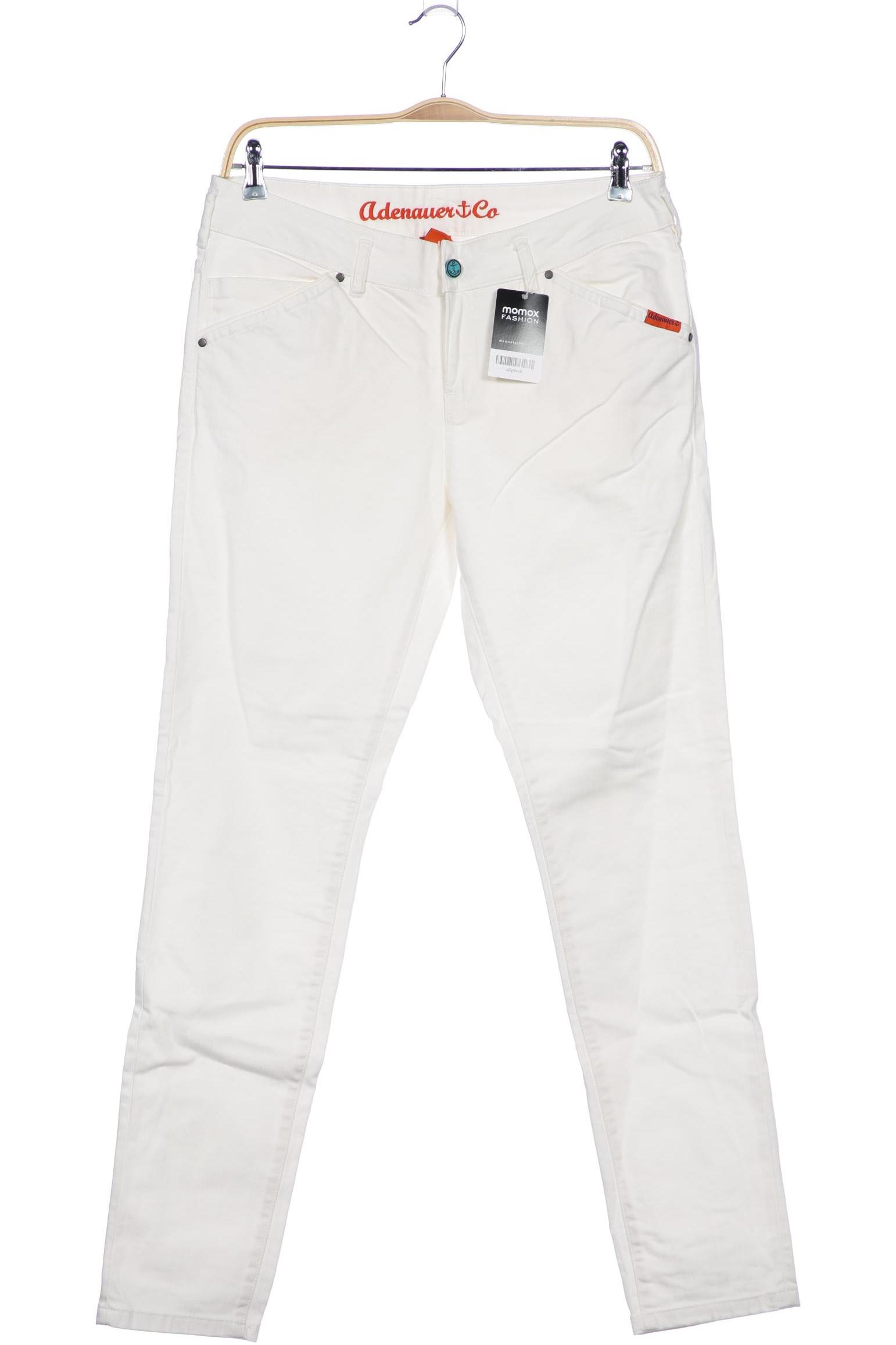

Adenauer & Co Damen Jeans, cremeweiß, Gr. 34