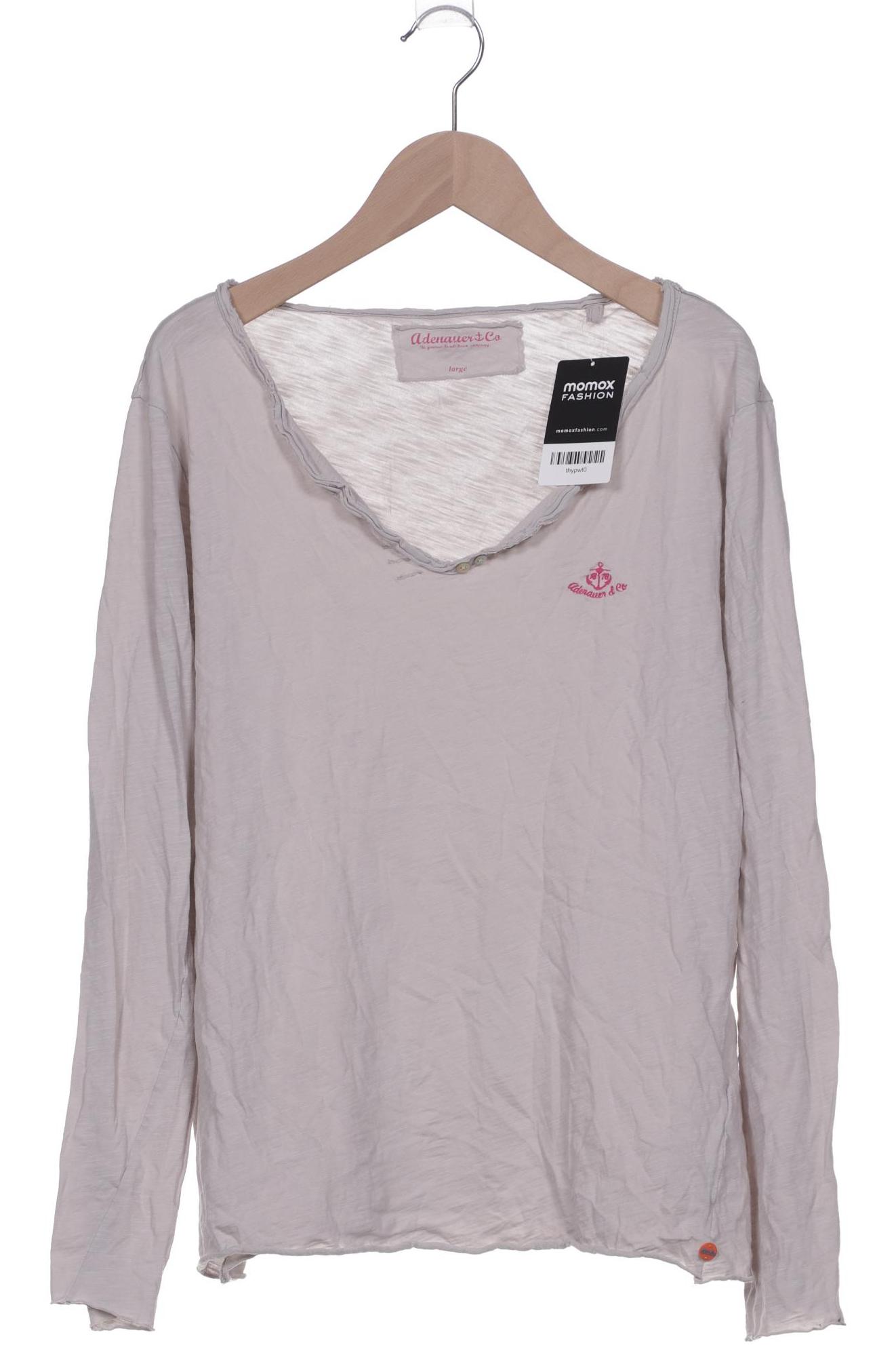 

Adenauer & Co Damen Langarmshirt, grau, Gr. 42