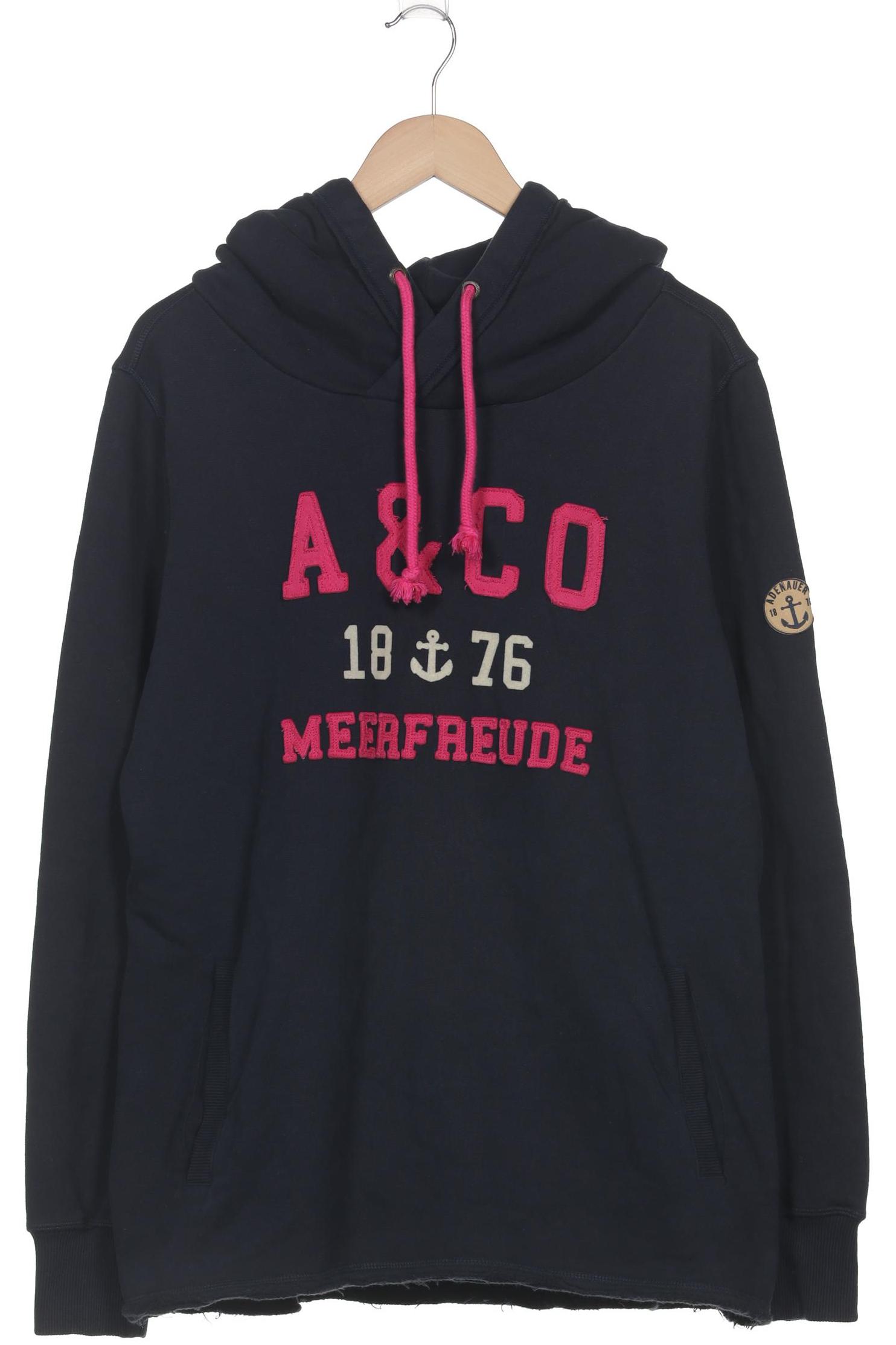 

Adenauer & Co Damen Kapuzenpullover, marineblau, Gr. 44