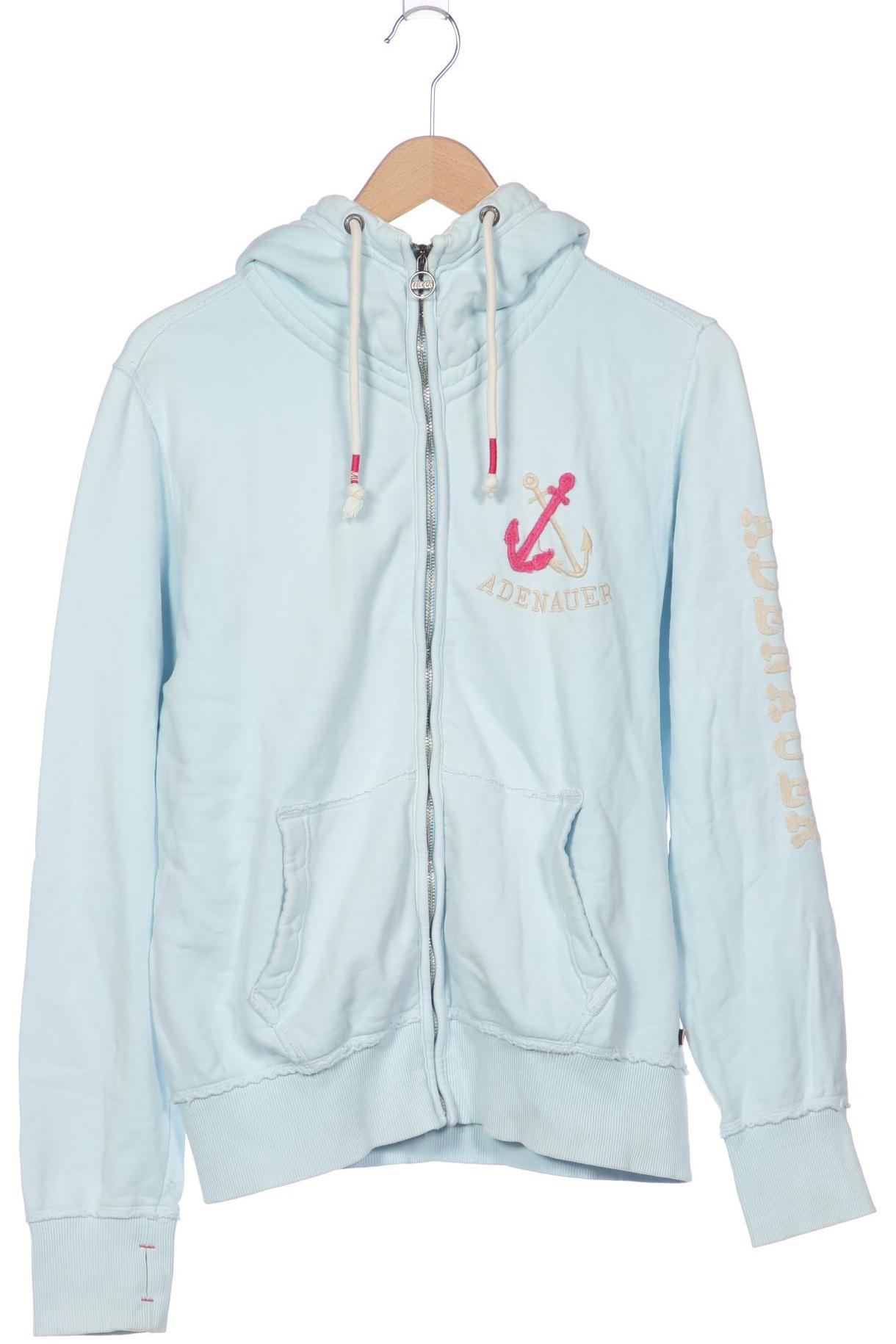 

Adenauer & Co Damen Kapuzenpullover, hellblau, Gr. 42