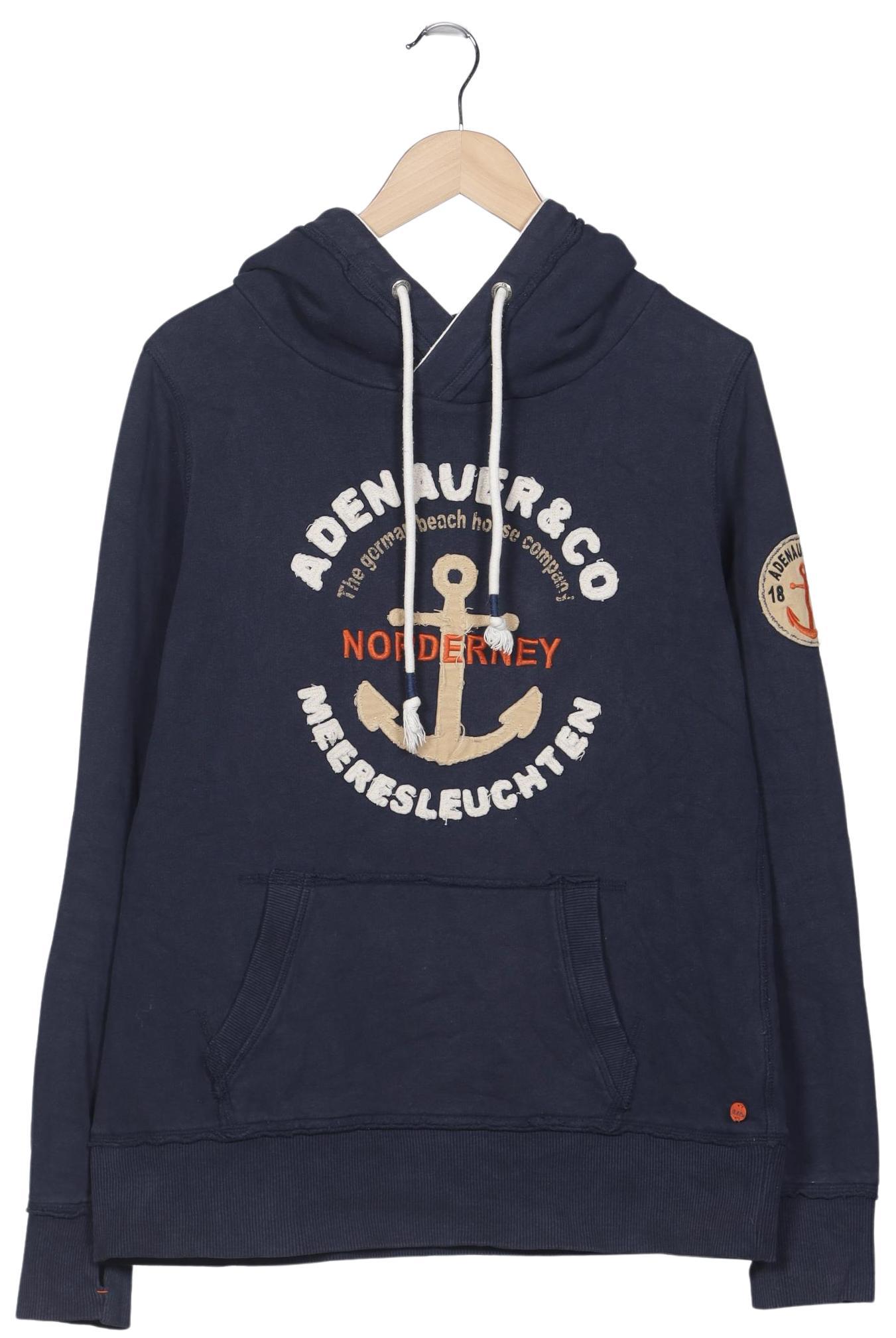 

Adenauer & Co Damen Kapuzenpullover, marineblau, Gr. 42