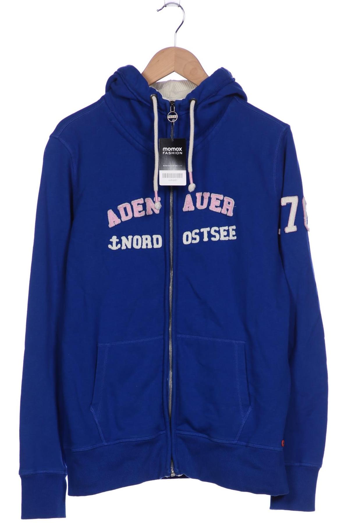 

Adenauer & Co Damen Kapuzenpullover, blau, Gr. 46