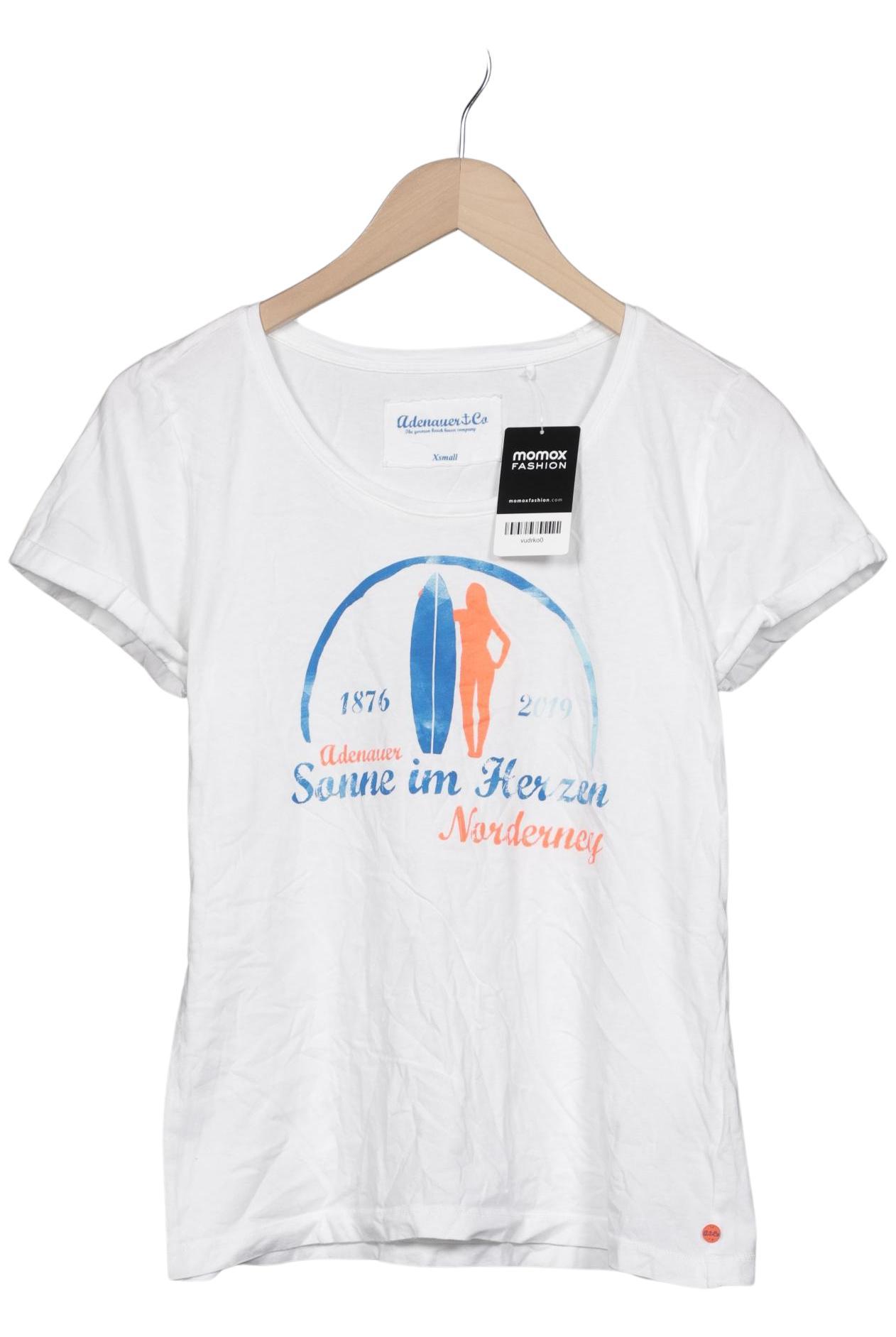 

Adenauer & Co Damen T-Shirt, weiß, Gr. 34