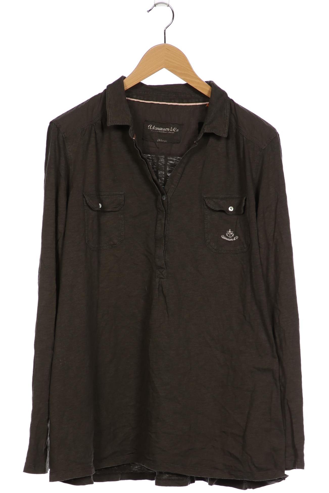 

Adenauer & Co Damen Langarmshirt, grau, Gr. 48