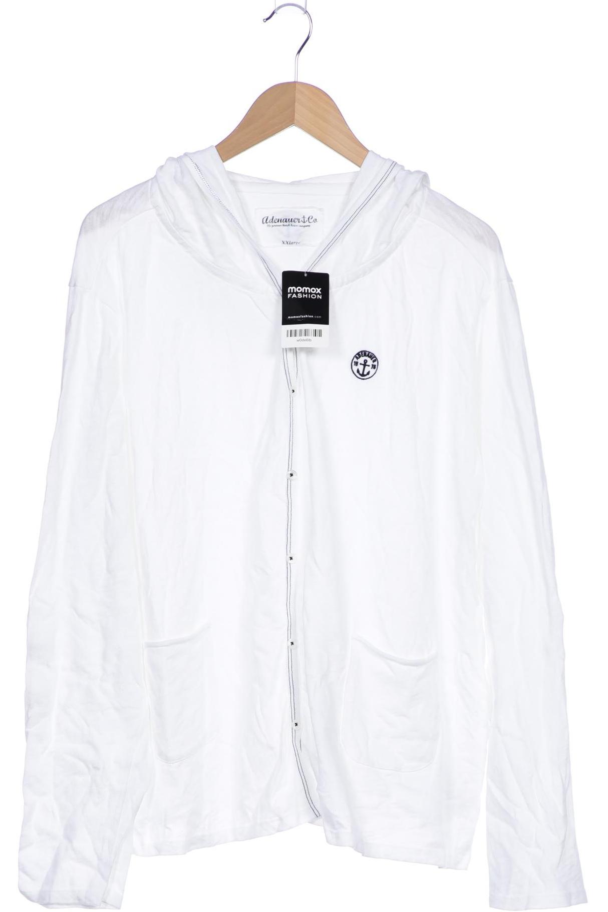 

Adenauer & Co Damen Kapuzenpullover, weiß, Gr. 46