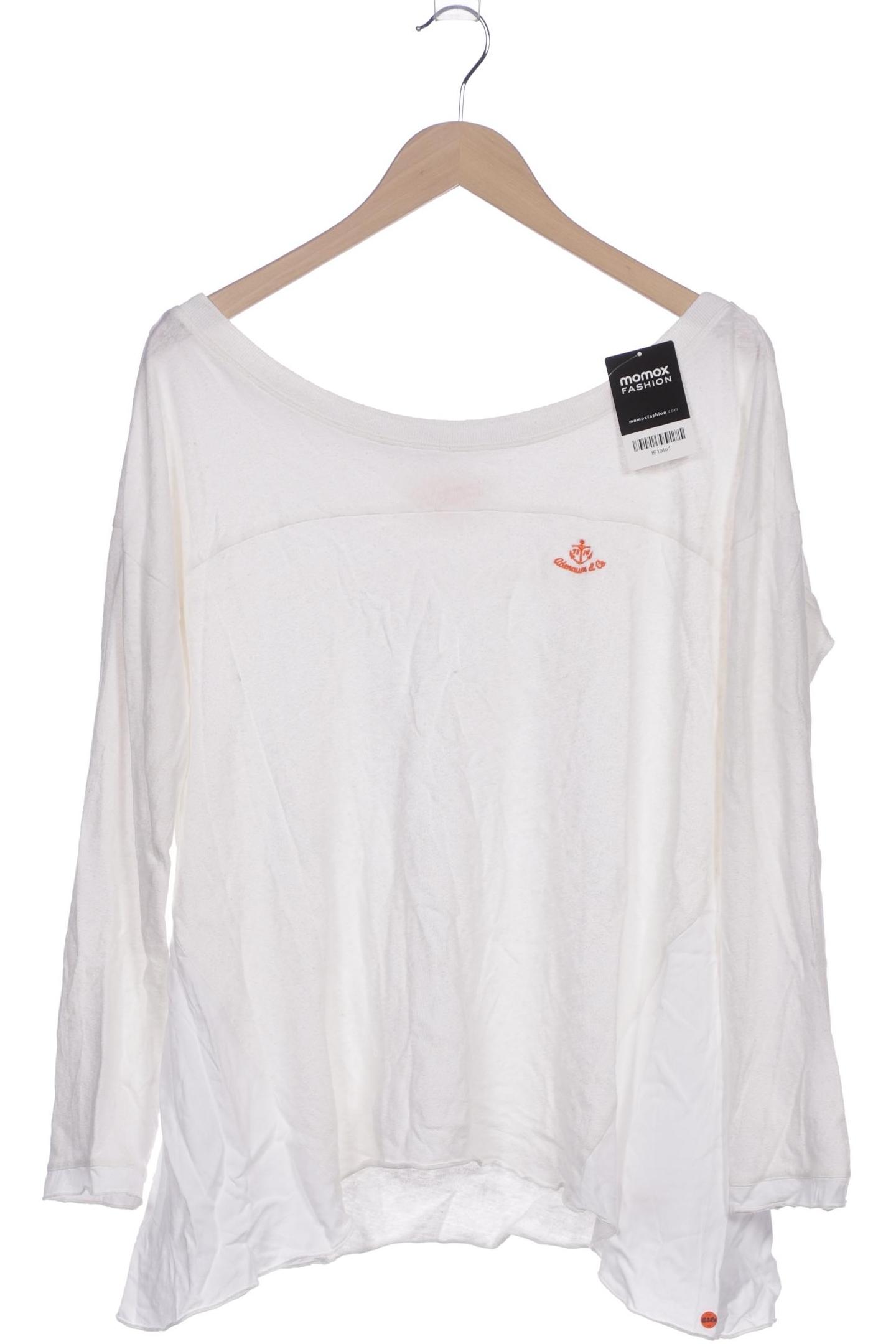 

Adenauer & Co Damen Langarmshirt, weiß, Gr. 38