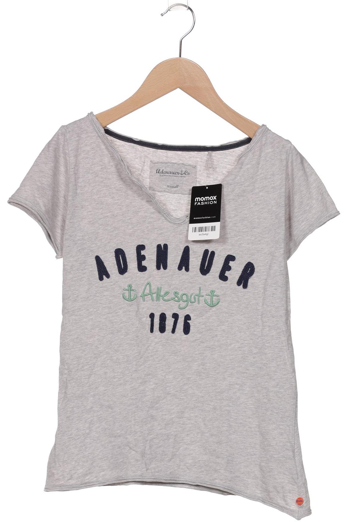 

Adenauer & Co Damen T-Shirt, grau, Gr. 34