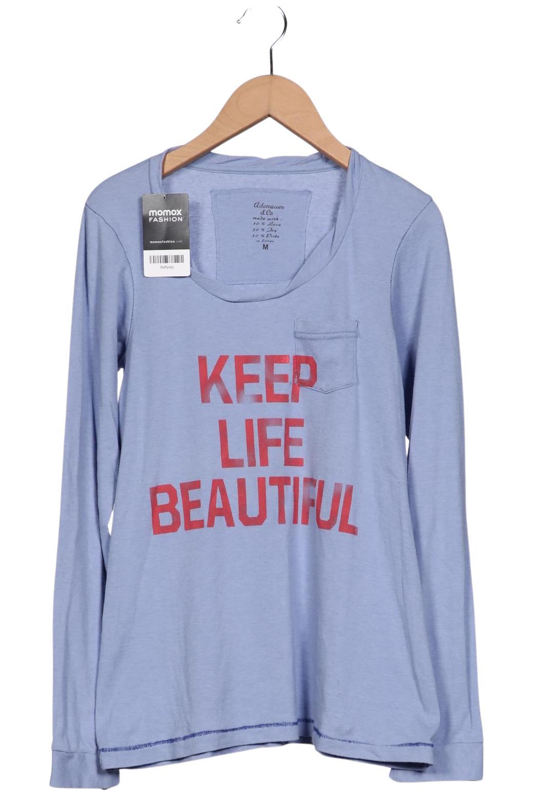 

Adenauer & Co Damen Langarmshirt, hellblau, Gr. 38