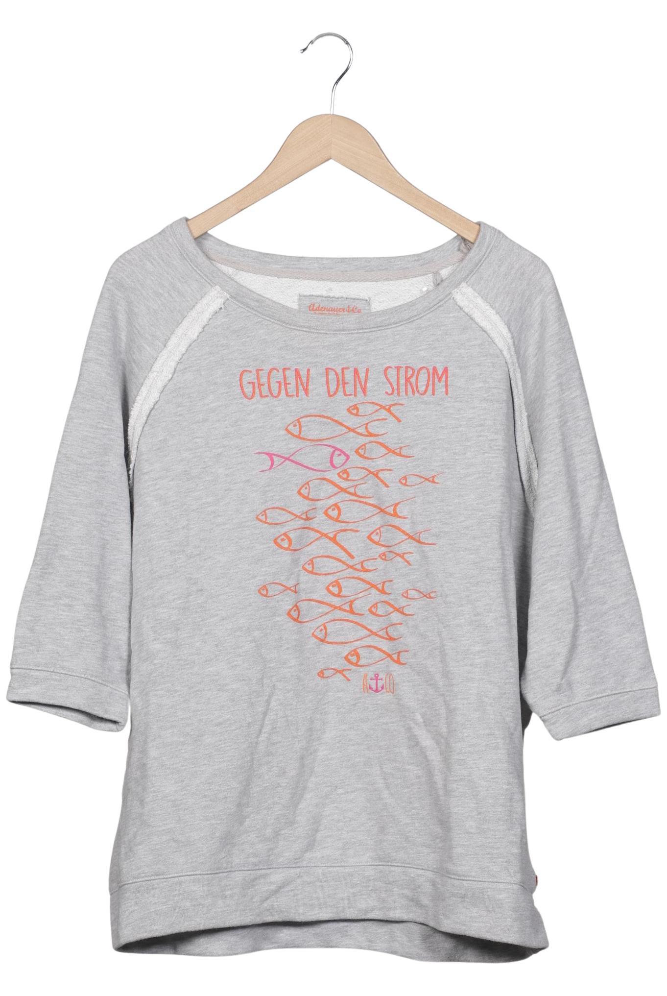 

Adenauer & Co Damen Sweatshirt, grau, Gr. 44