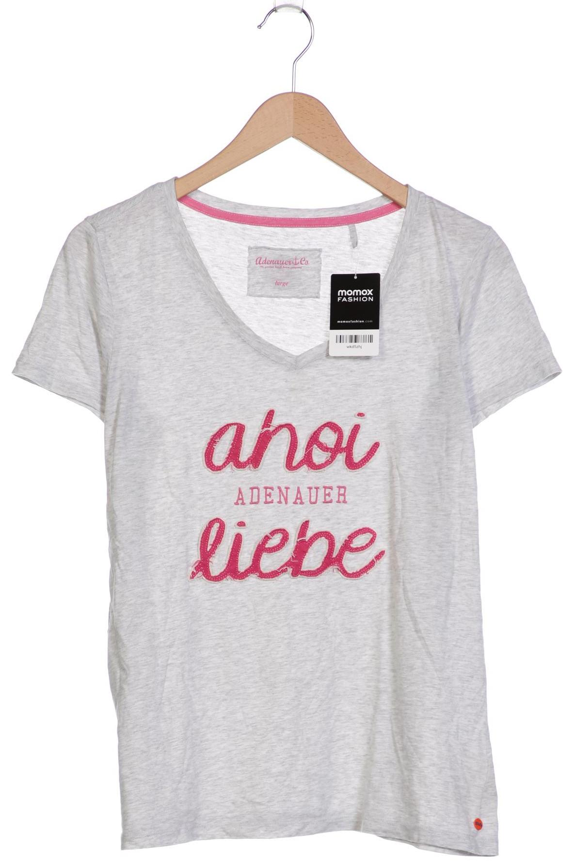 

Adenauer & Co Damen T-Shirt, grau, Gr. 42