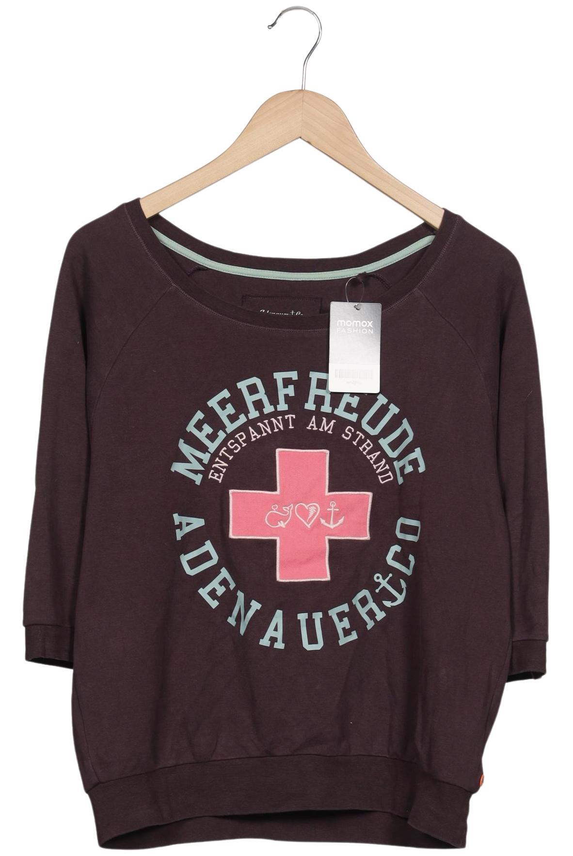 

Adenauer & Co Damen Langarmshirt, bordeaux, Gr. 34