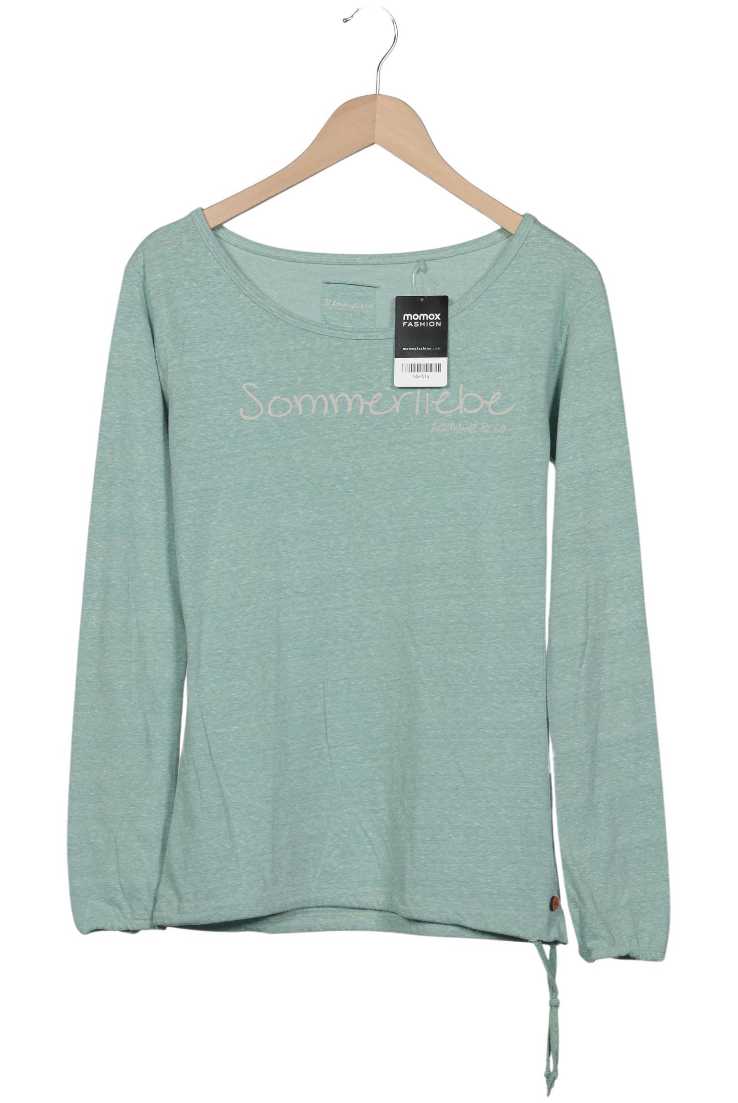 

Adenauer & Co Damen Langarmshirt, hellgrün, Gr. 34