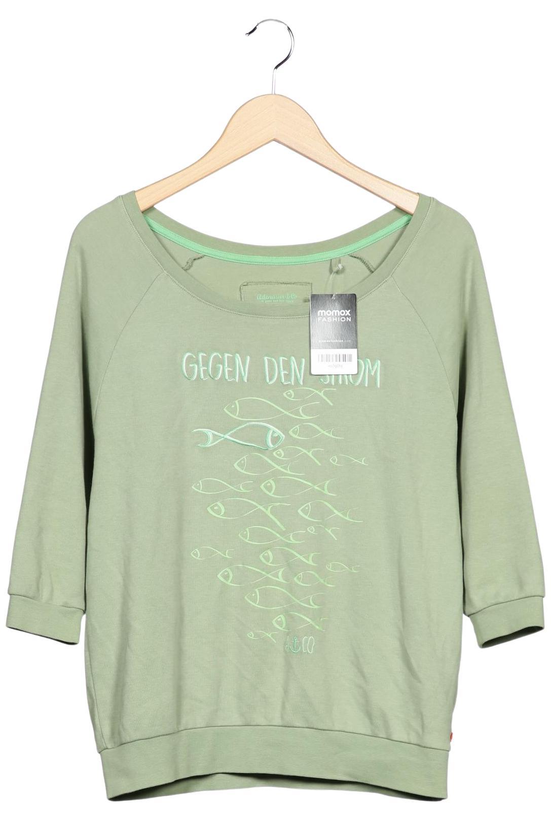

Adenauer & Co Damen Sweatshirt, hellgrün, Gr. 34