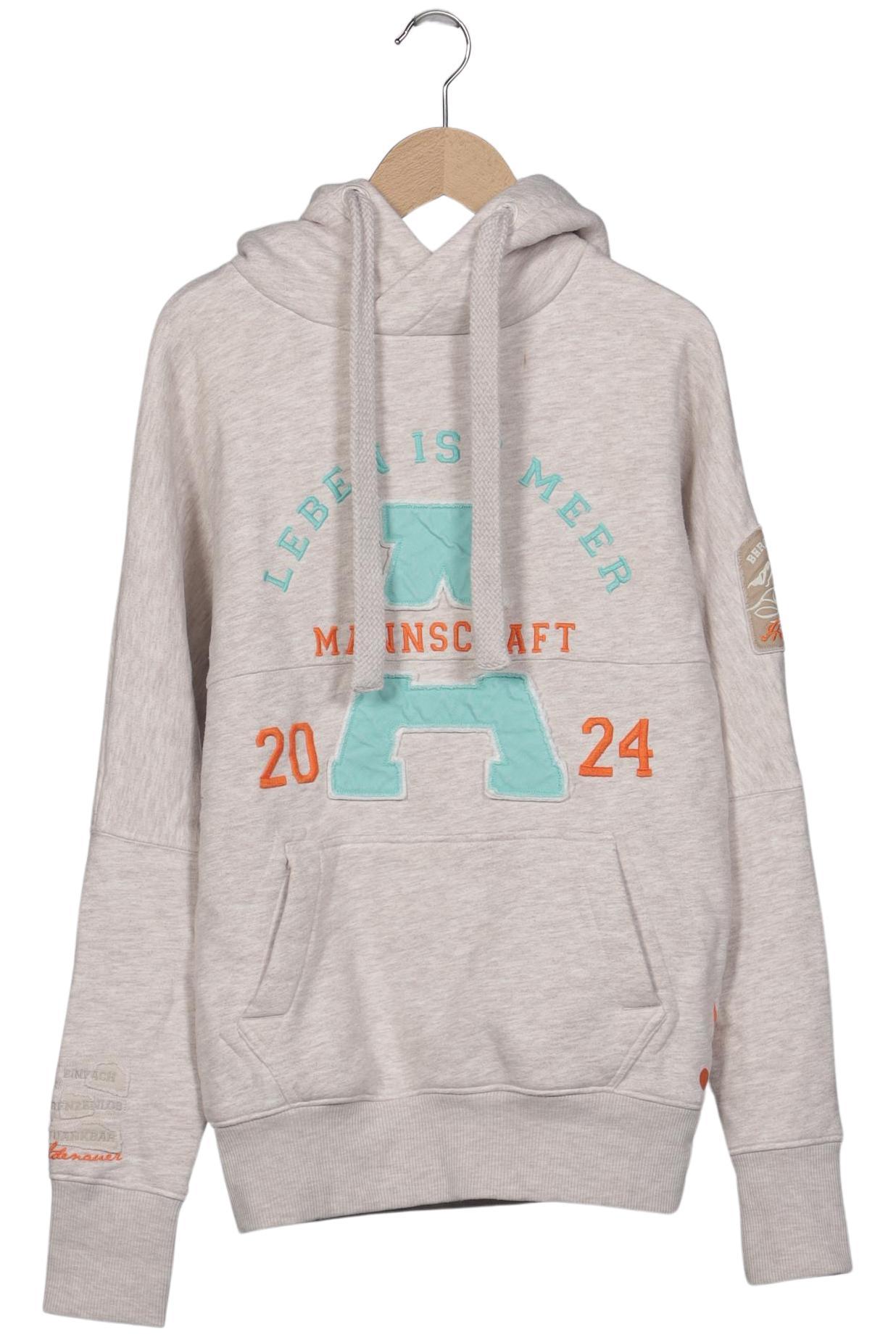 

Adenauer & Co Damen Kapuzenpullover, grau, Gr. 34