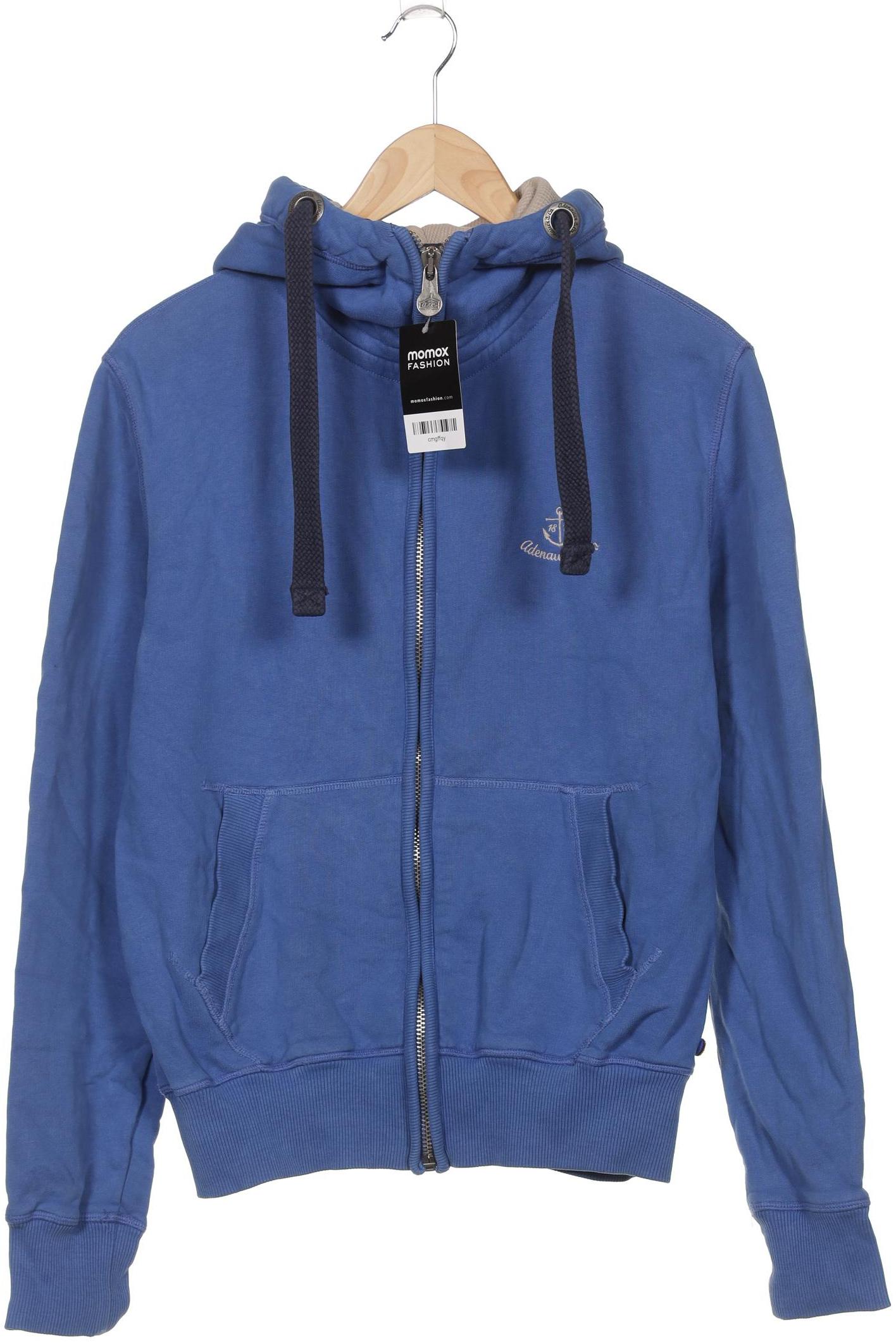 

Adenauer & Co Damen Kapuzenpullover, blau, Gr. 36