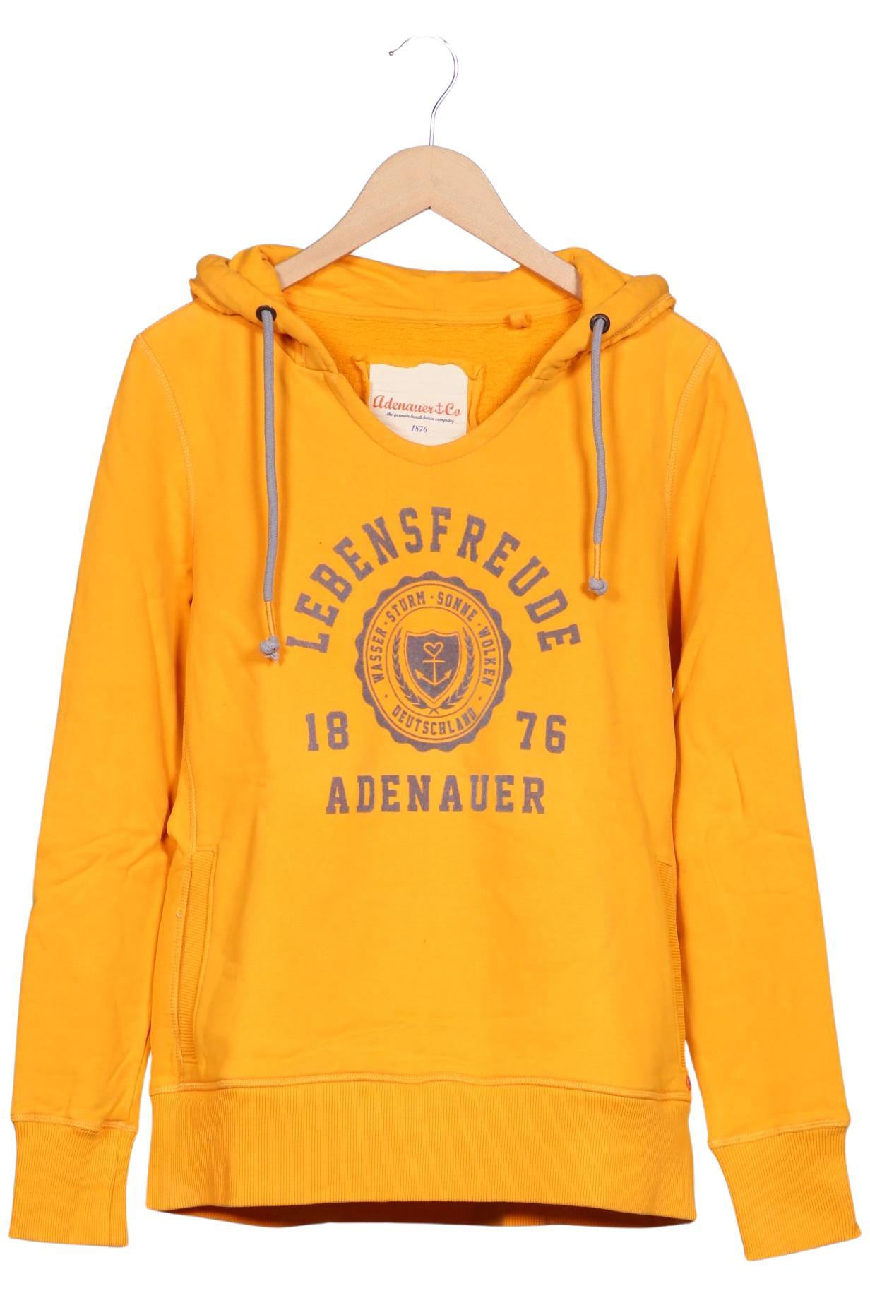 

Adenauer & Co Damen Kapuzenpullover, gelb, Gr. 42