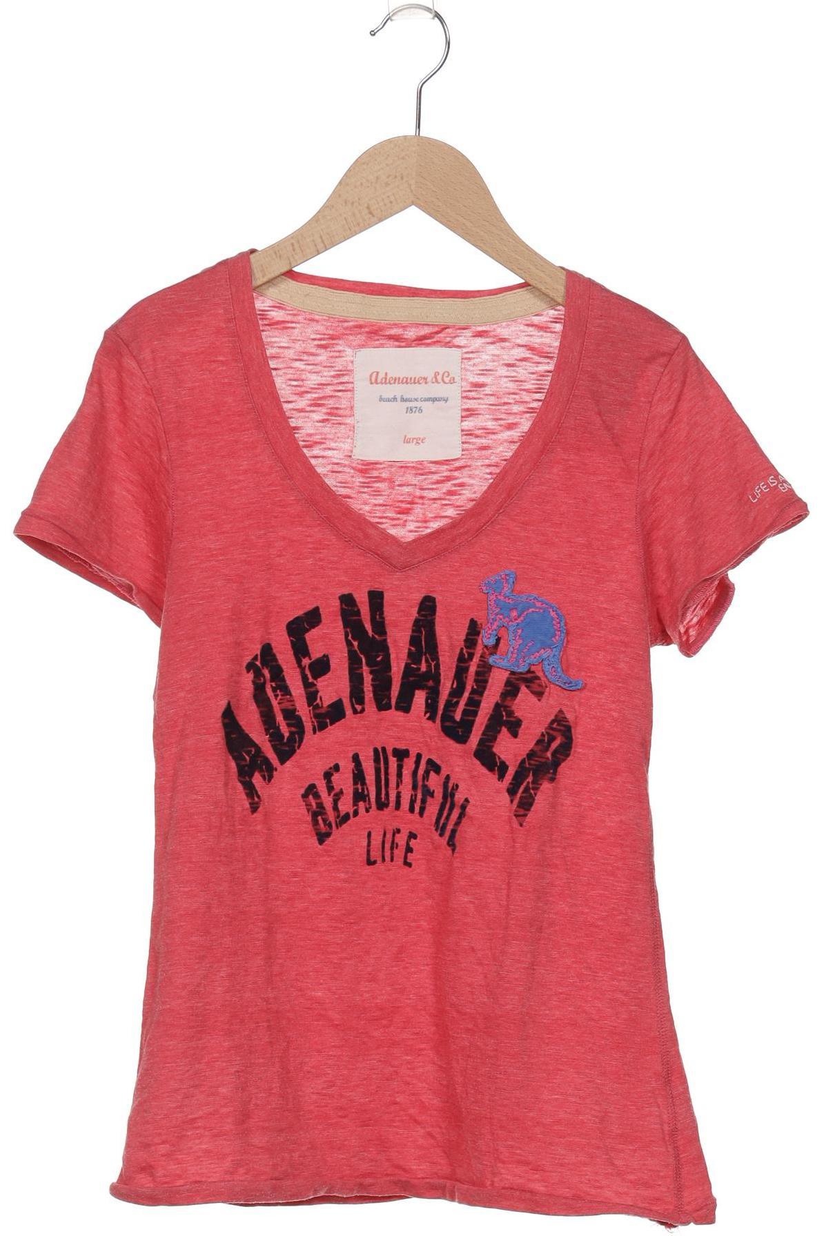 

Adenauer & Co Damen T-Shirt, rot, Gr. 42