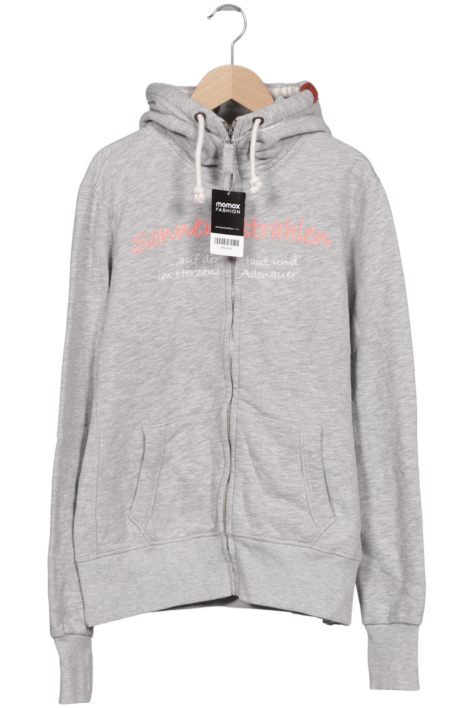 

Adenauer & Co Damen Kapuzenpullover, grau, Gr. 42