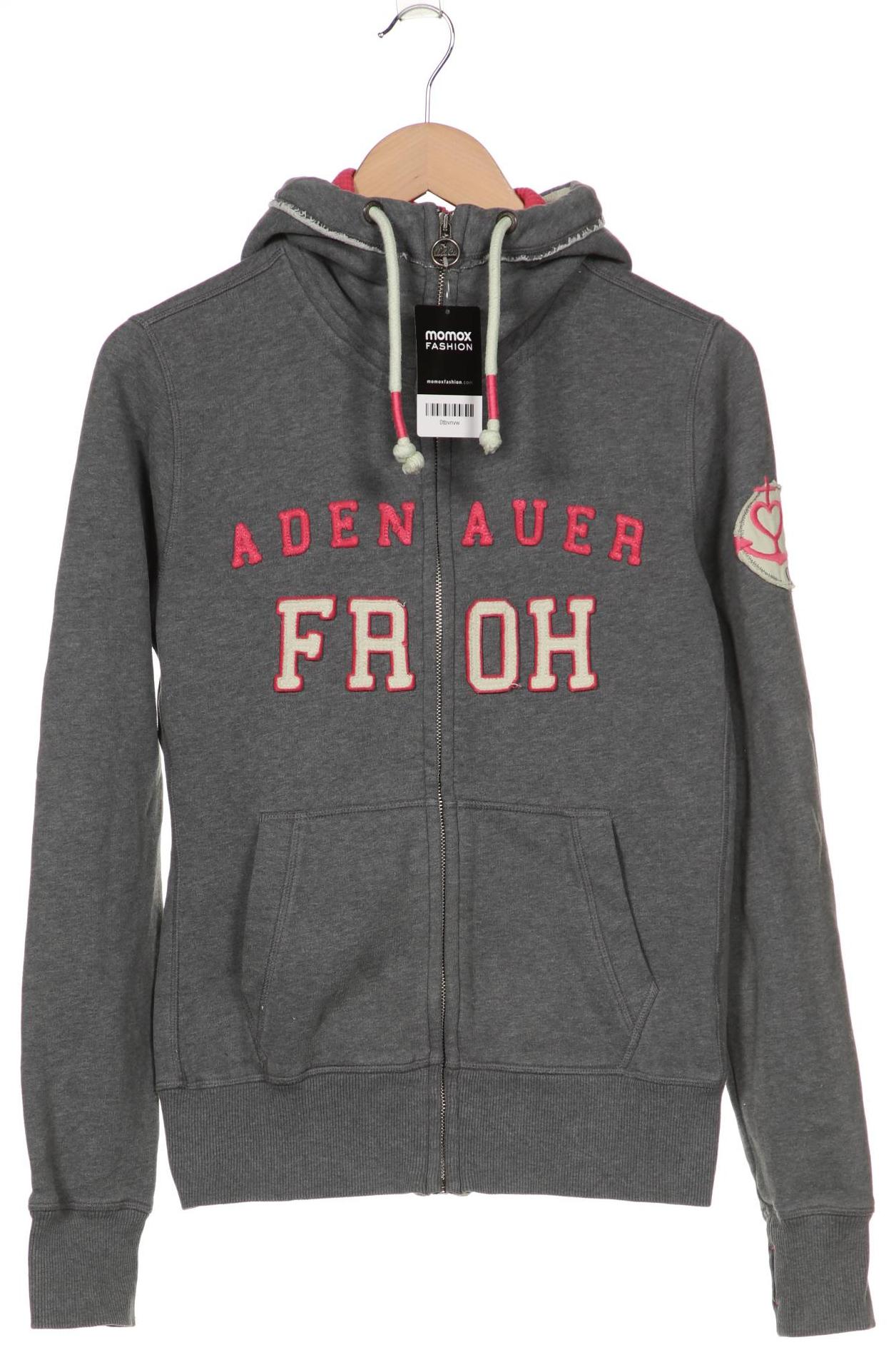 

Adenauer & Co Damen Kapuzenpullover, grau, Gr. 36
