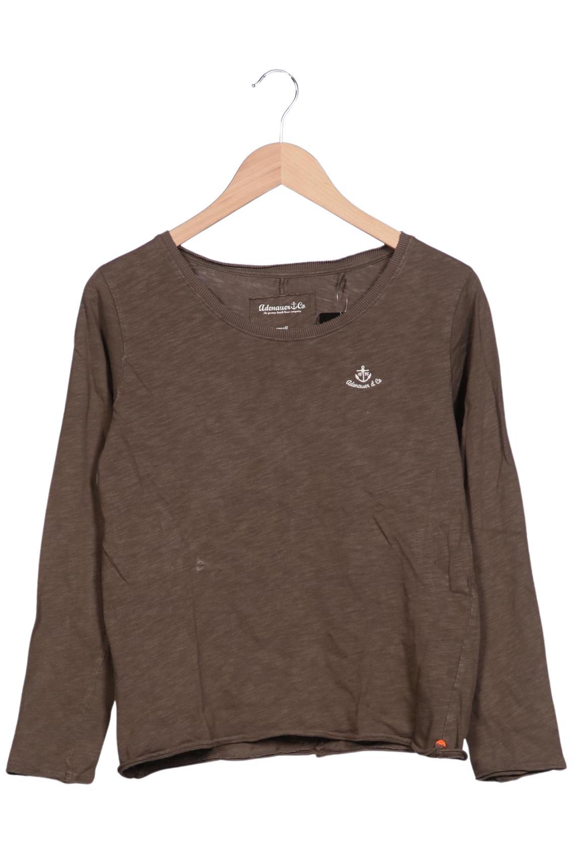 

Adenauer & Co Damen Langarmshirt, braun, Gr. 36