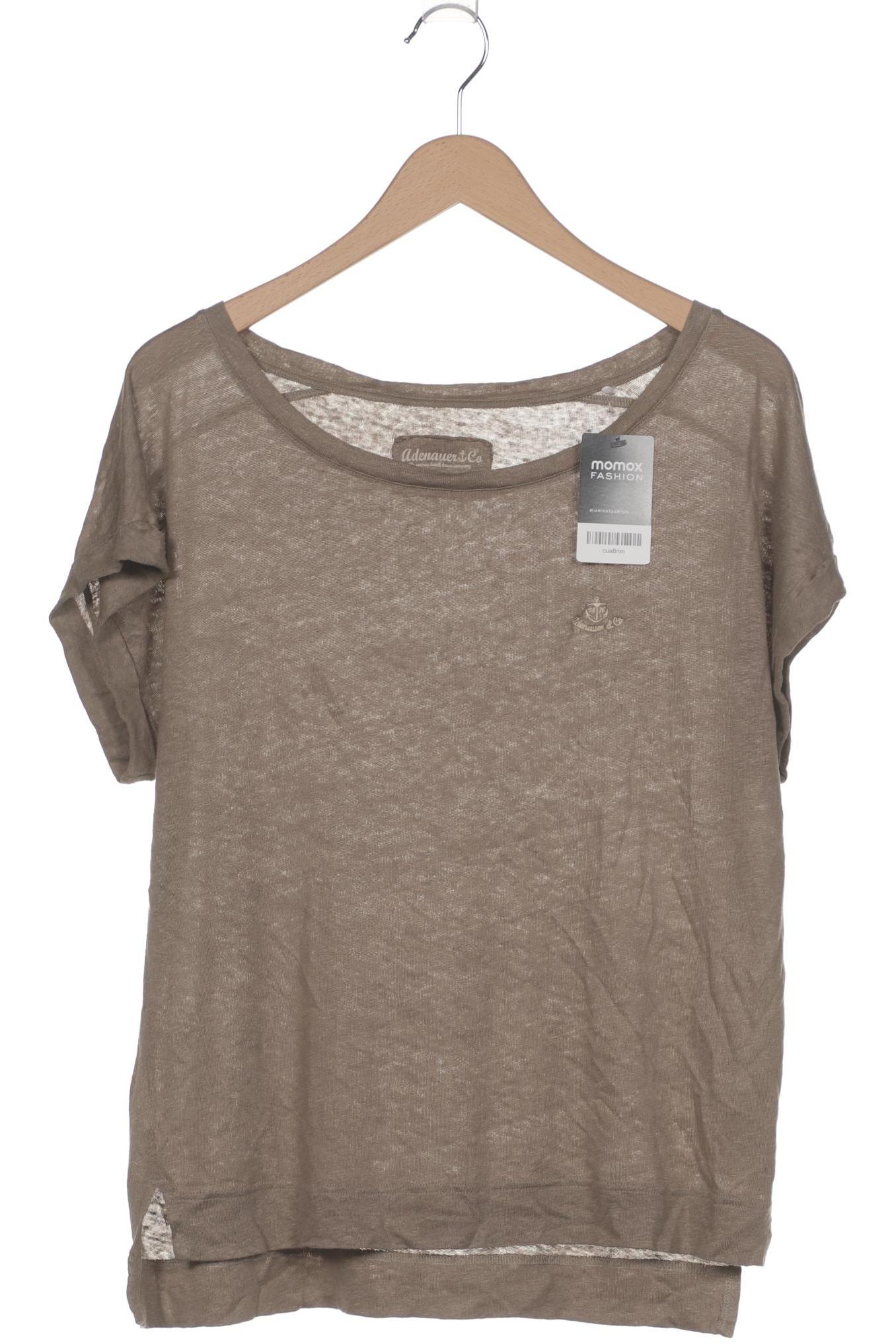 

Adenauer & Co Damen T-Shirt, braun, Gr. 36