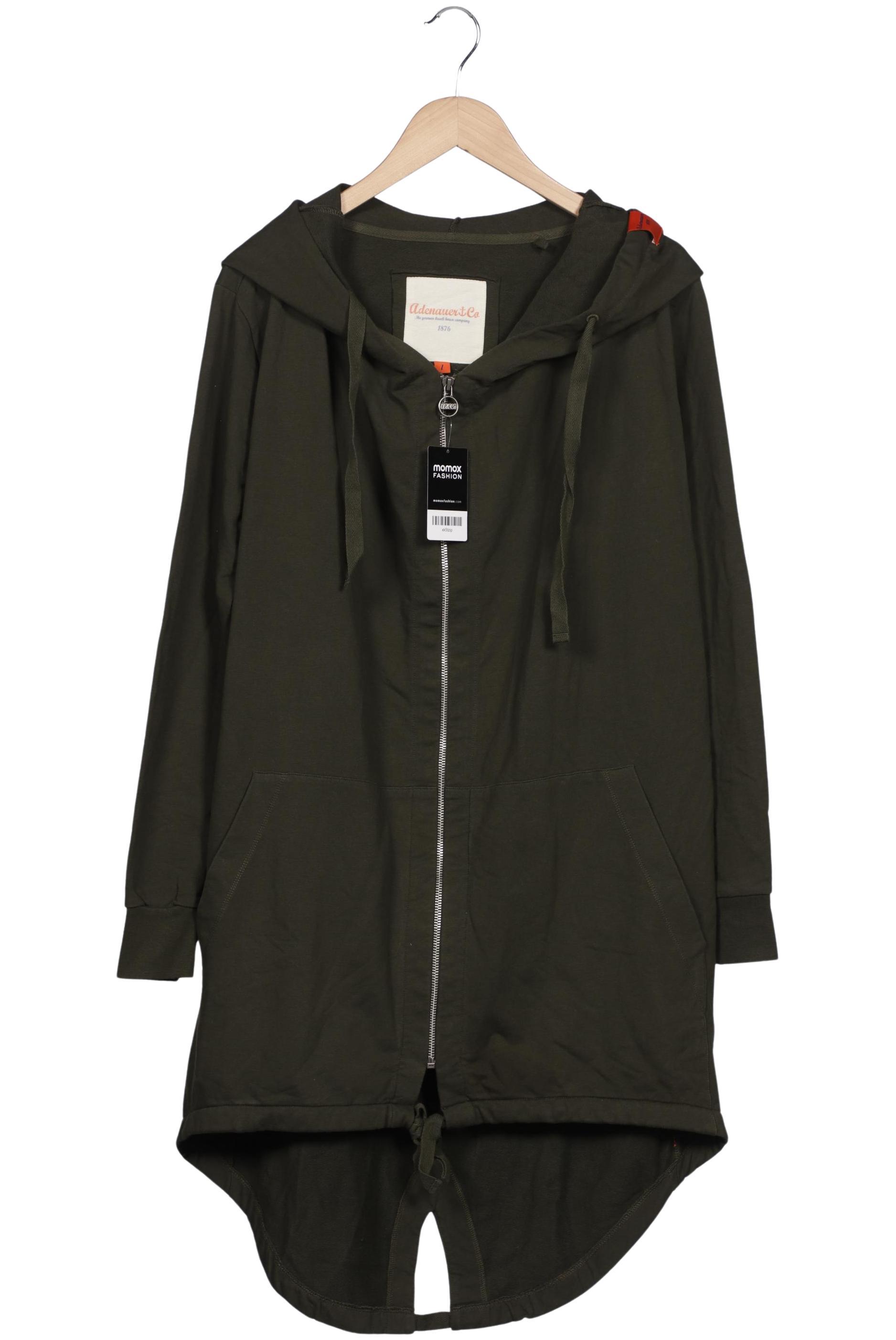 

Adenauer & Co Damen Kapuzenpullover, grün, Gr. 42