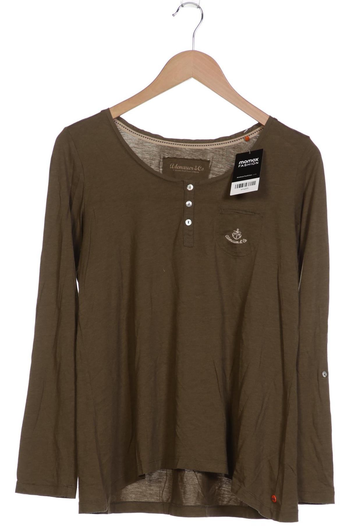 

Adenauer & Co Damen Langarmshirt, grün, Gr. 34