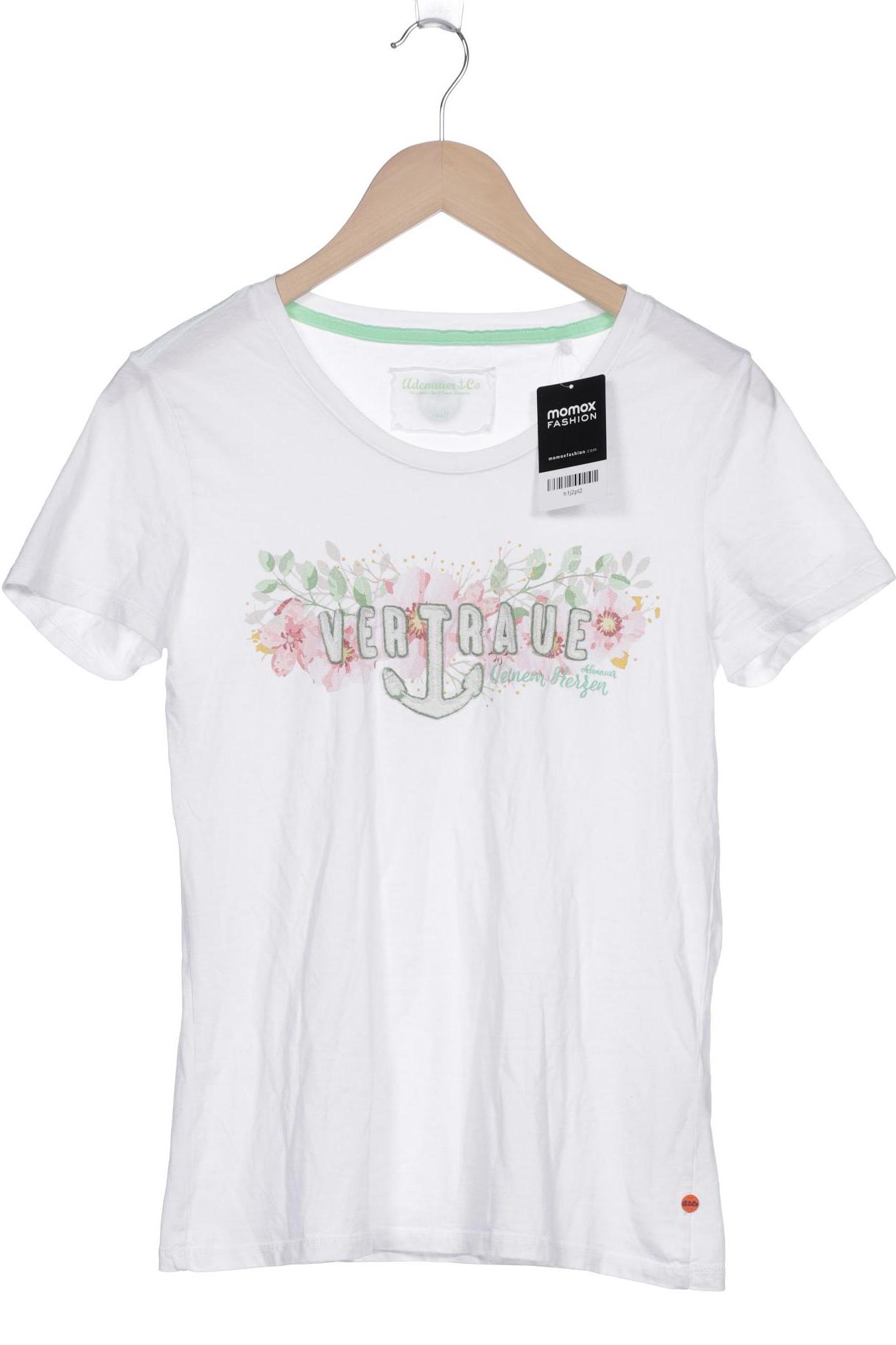 

Adenauer & Co Damen T-Shirt, weiß, Gr. 36