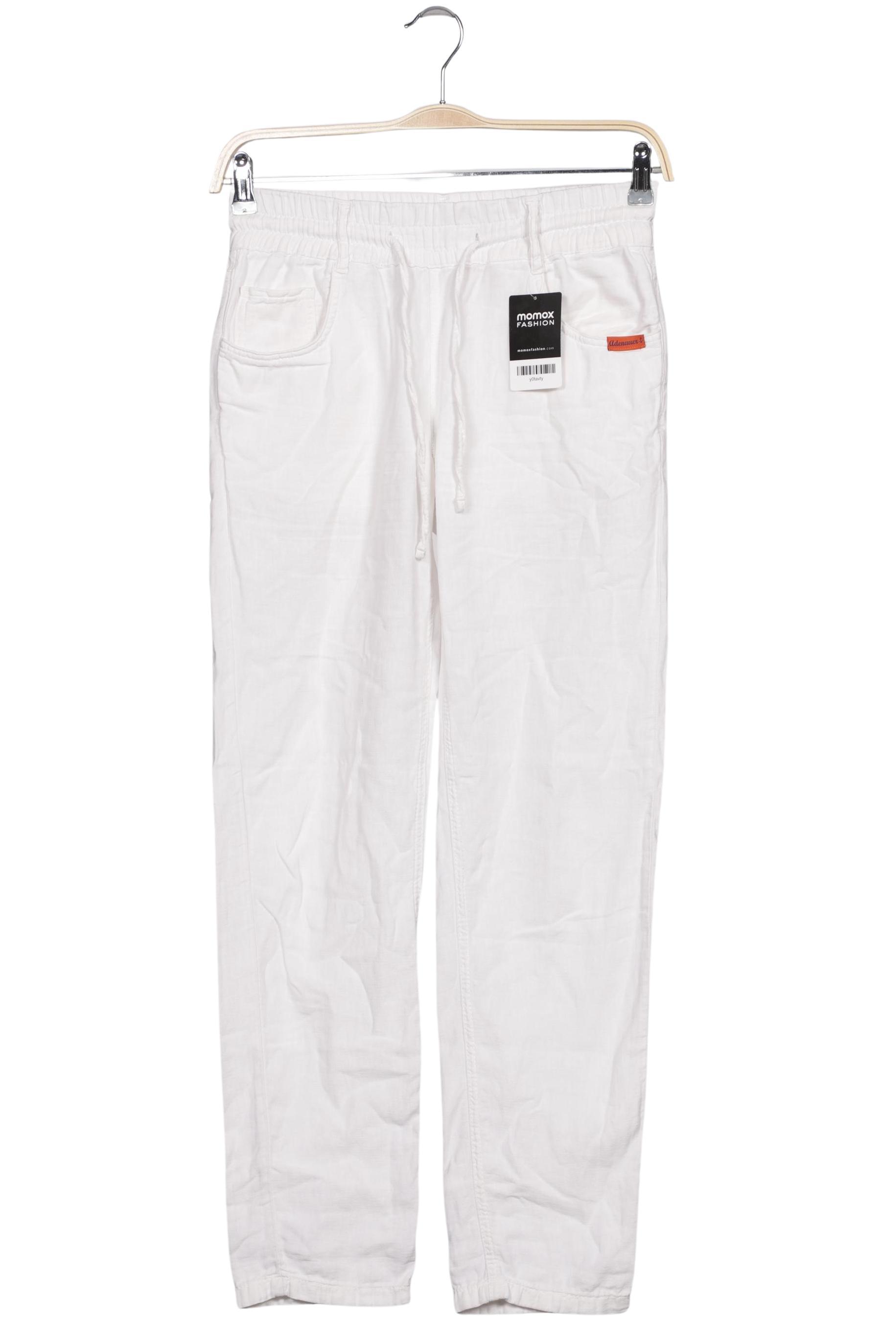 

Adenauer & Co Damen Stoffhose, weiß, Gr. 0