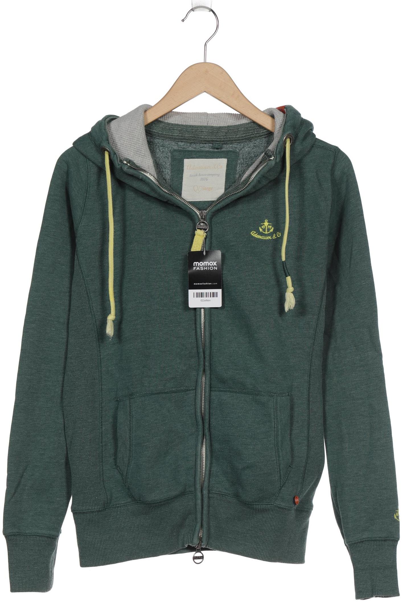 

Adenauer & Co Damen Kapuzenpullover, grün, Gr. 42